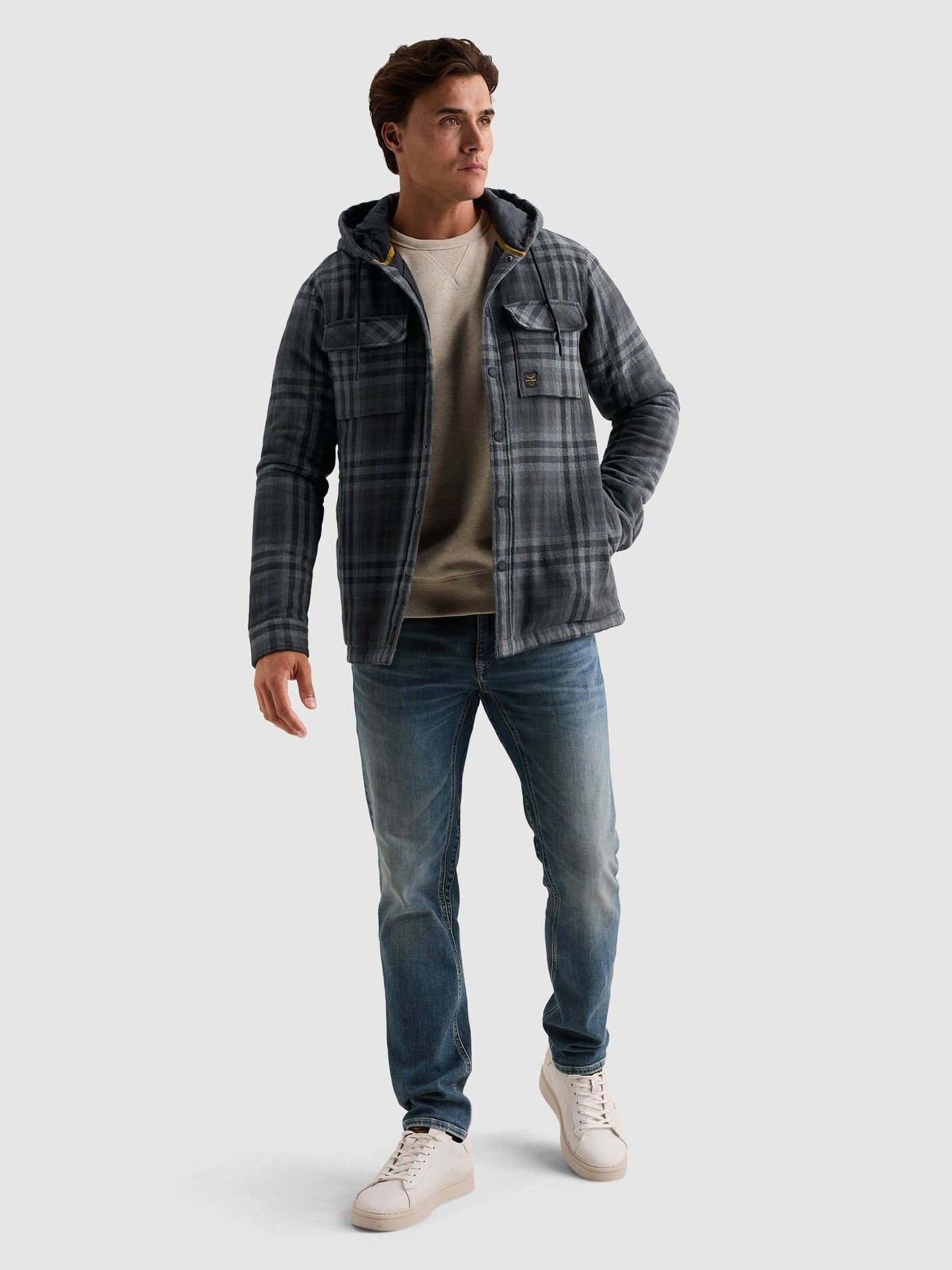 PME LEGEND - OVERSHIRT - Grijs