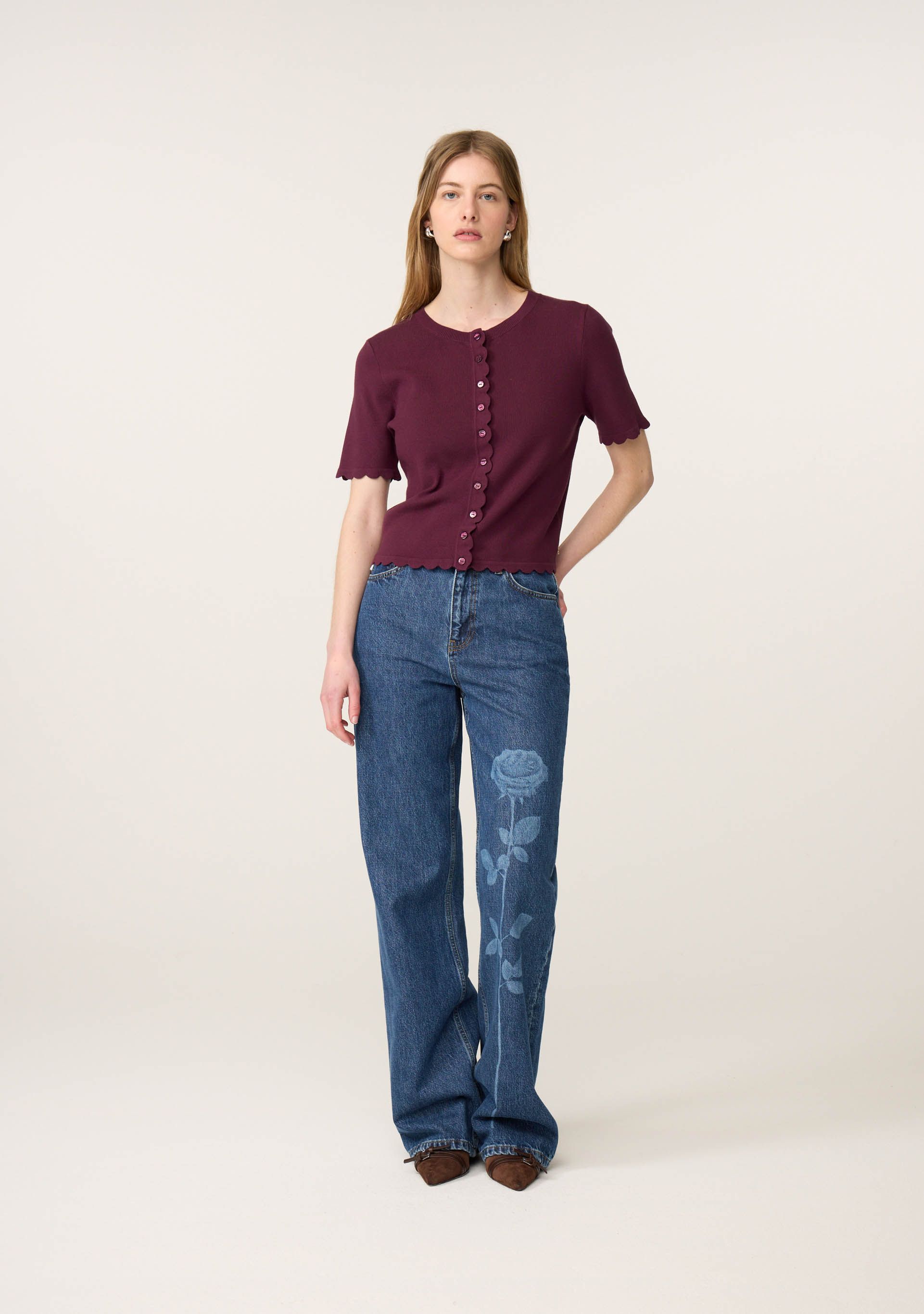 FABIENNE CHAPOT - VEST - Paars