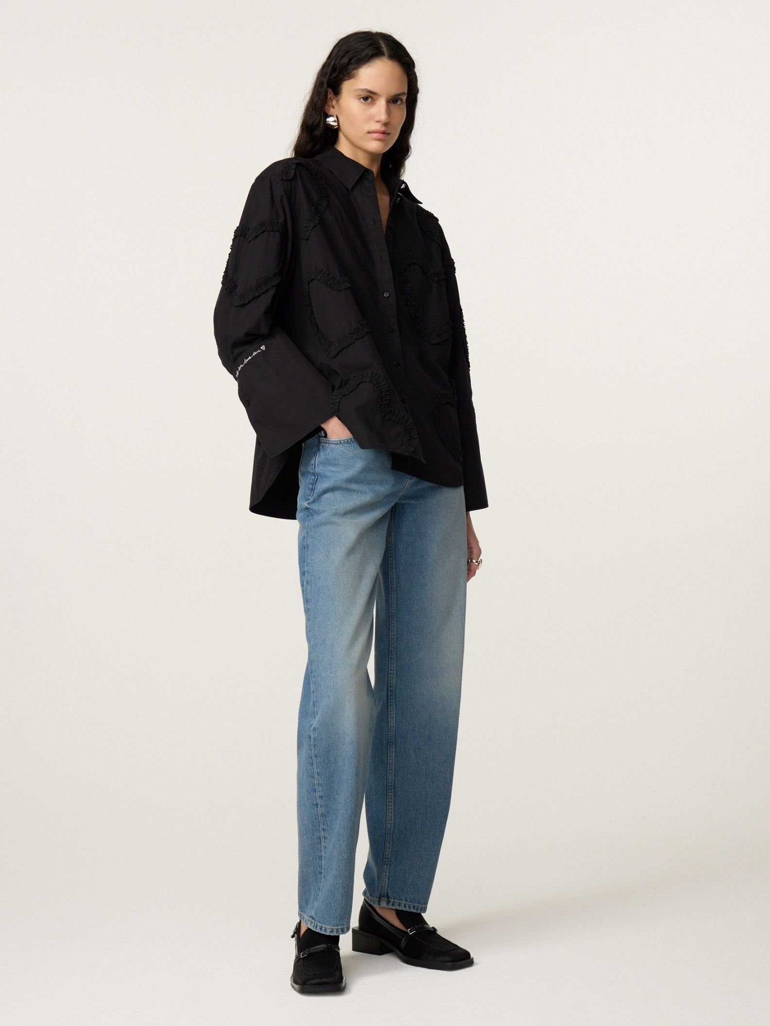 FABIENNE CHAPOT - BLOUSE - Zwart