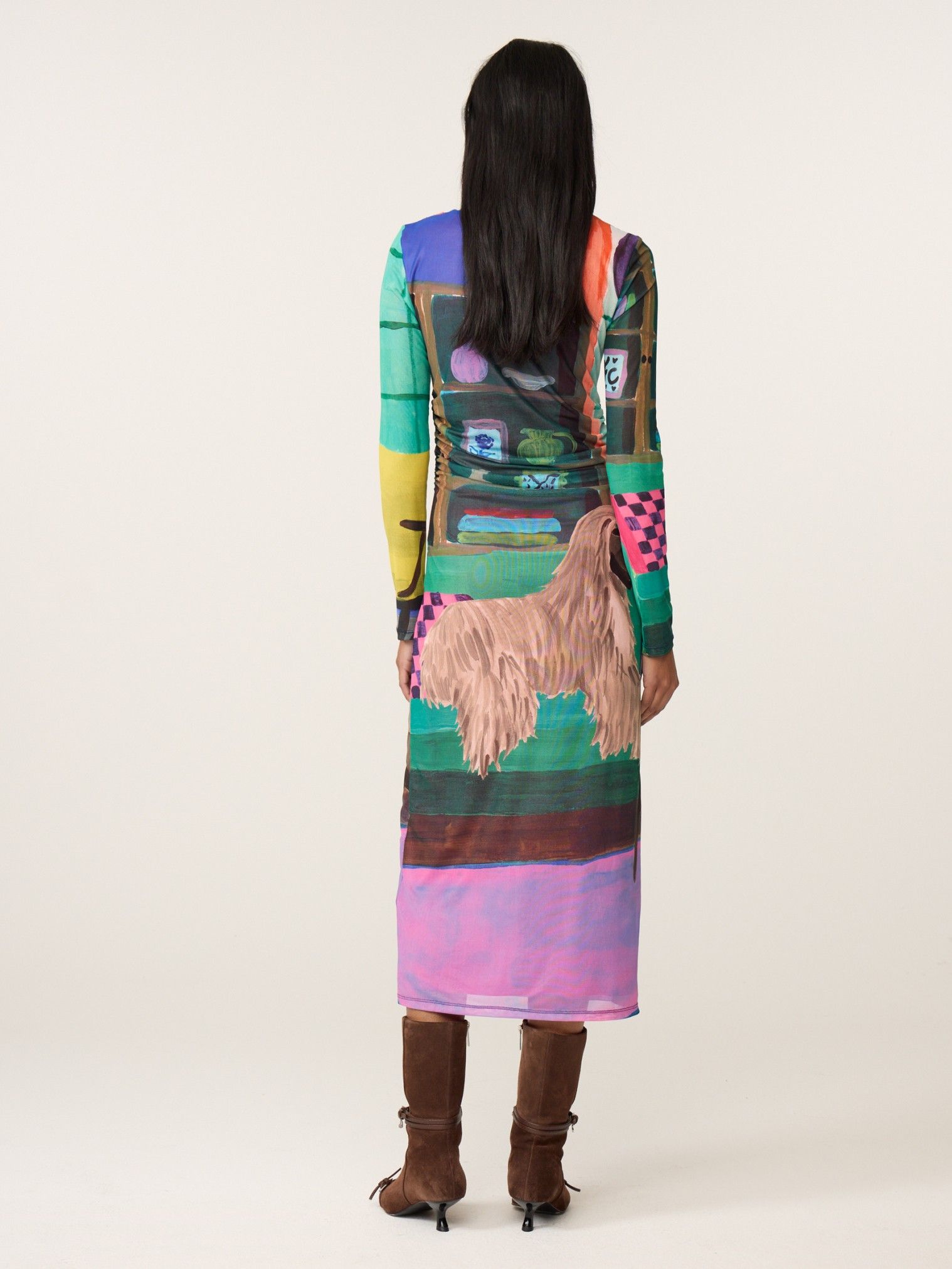 FABIENNE CHAPOT - JURK - Paars