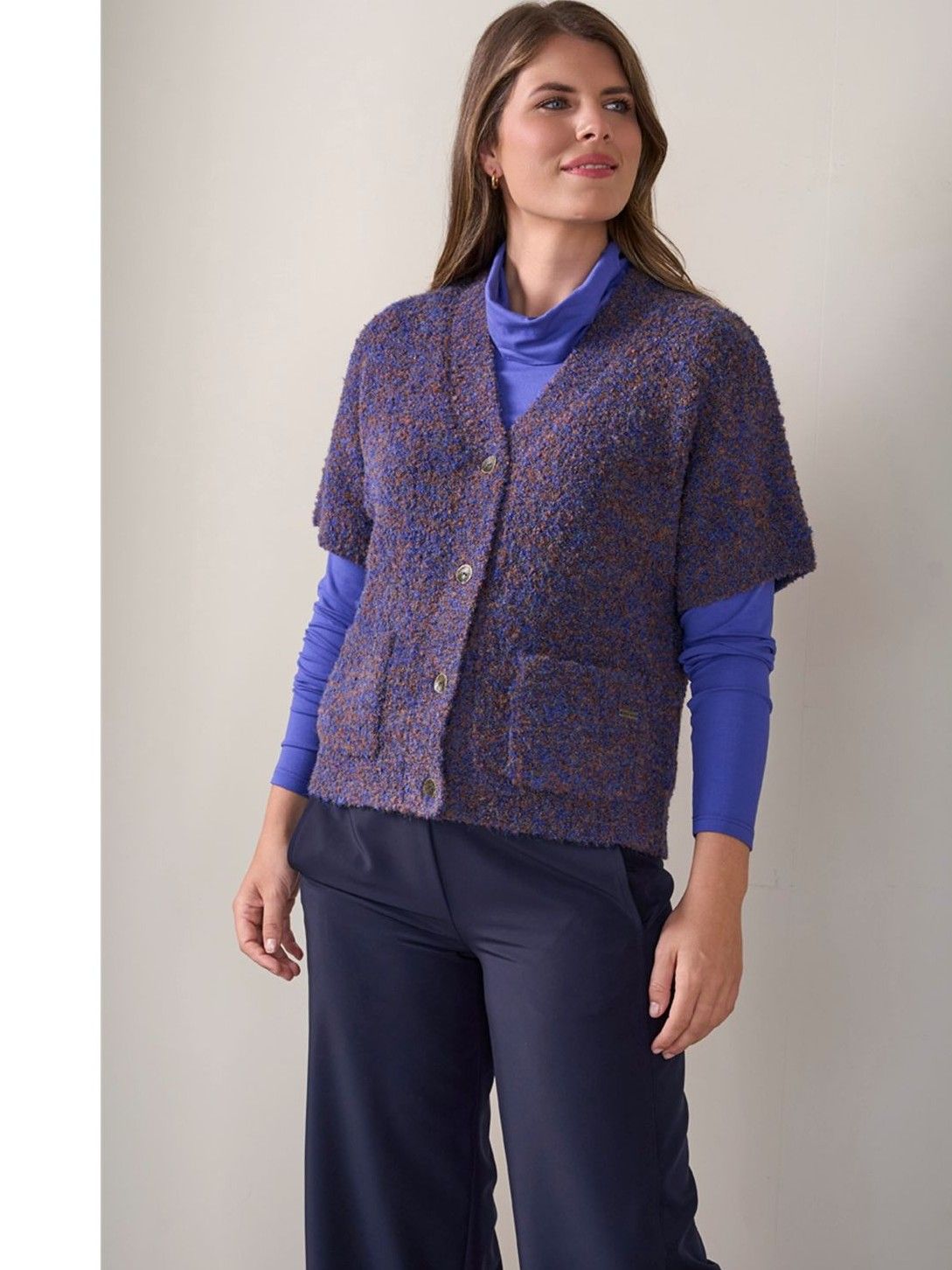 ROBERTO SARTO - VEST - Blauw