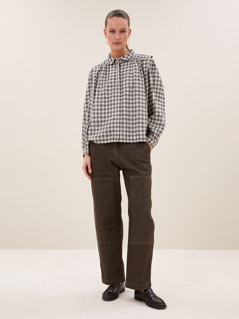 BY-BAR - BLOUSE - Grijs