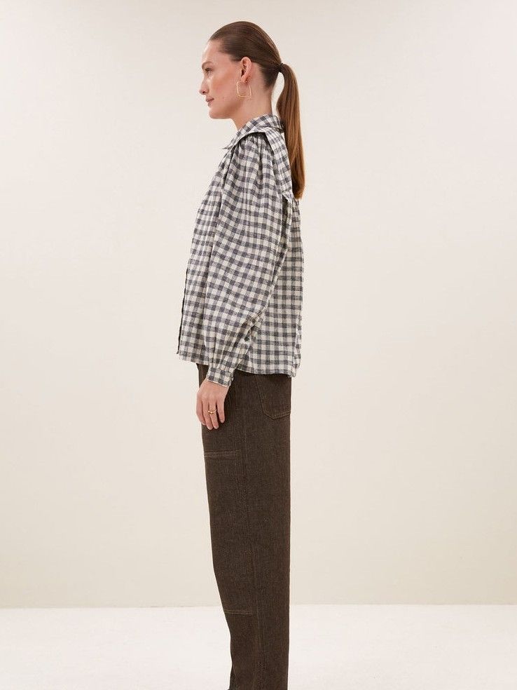 BY-BAR - BLOUSE - Grijs
