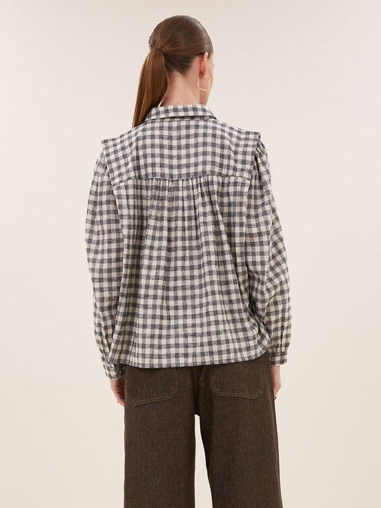 BY-BAR - BLOUSE - Grijs