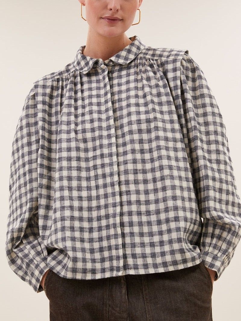 BY-BAR - BLOUSE - Grijs