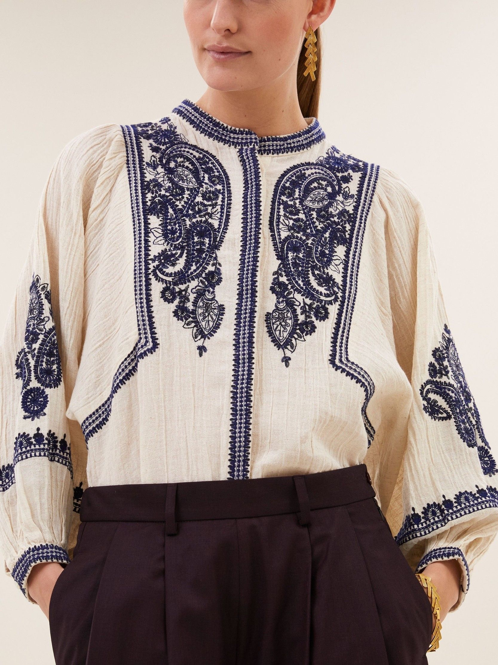BY-BAR - BLOUSE - Beige