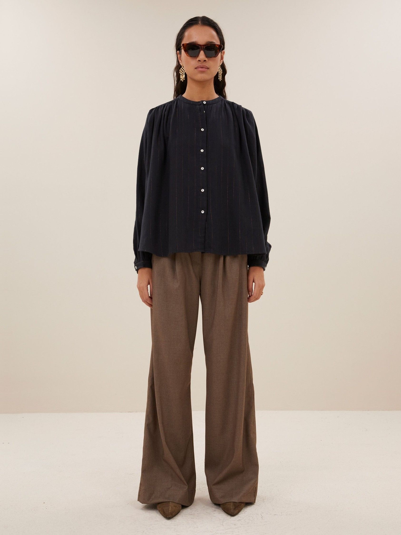 BY-BAR - BLOUSE - Blauw