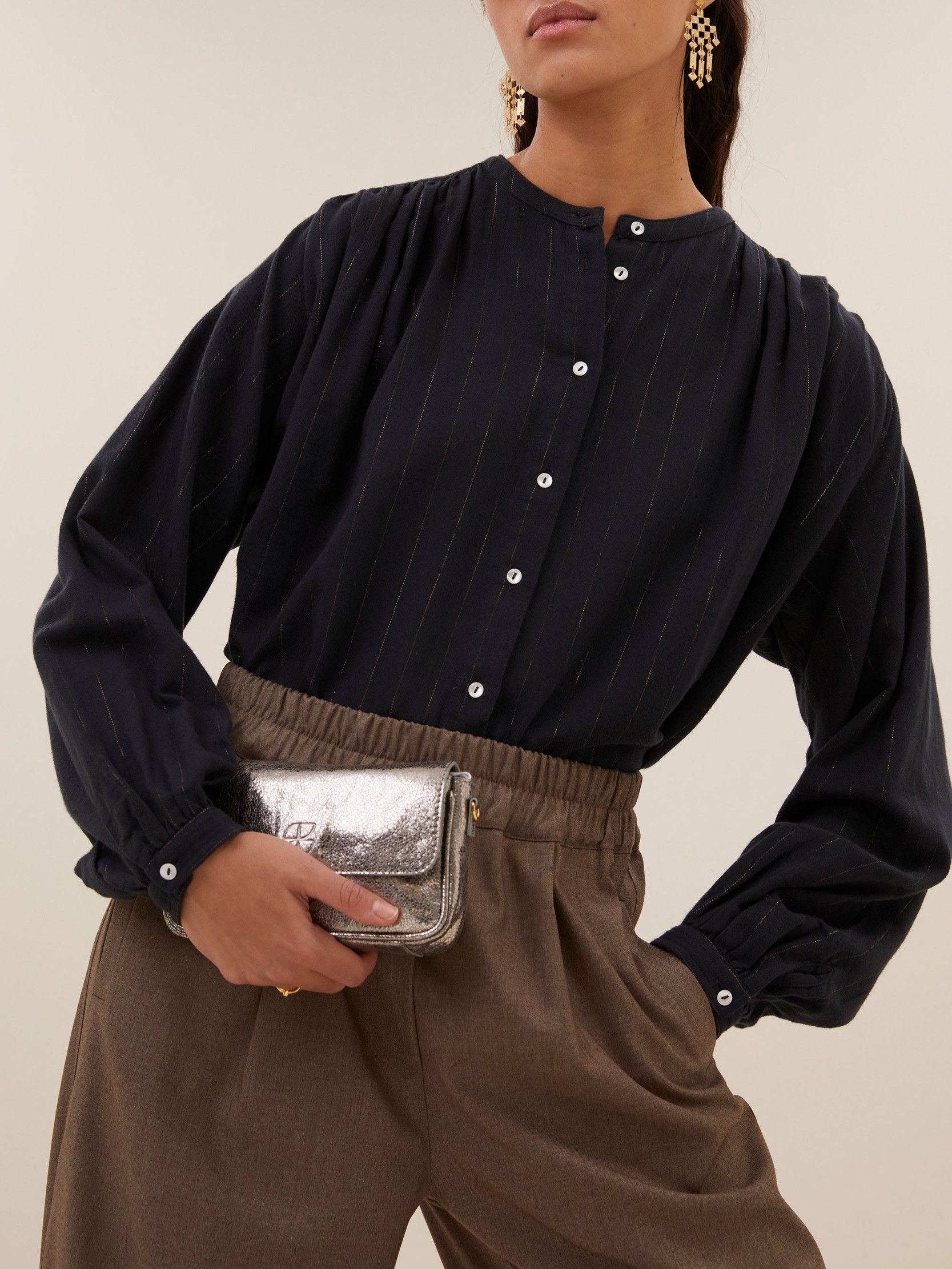 BY-BAR - BLOUSE - Blauw
