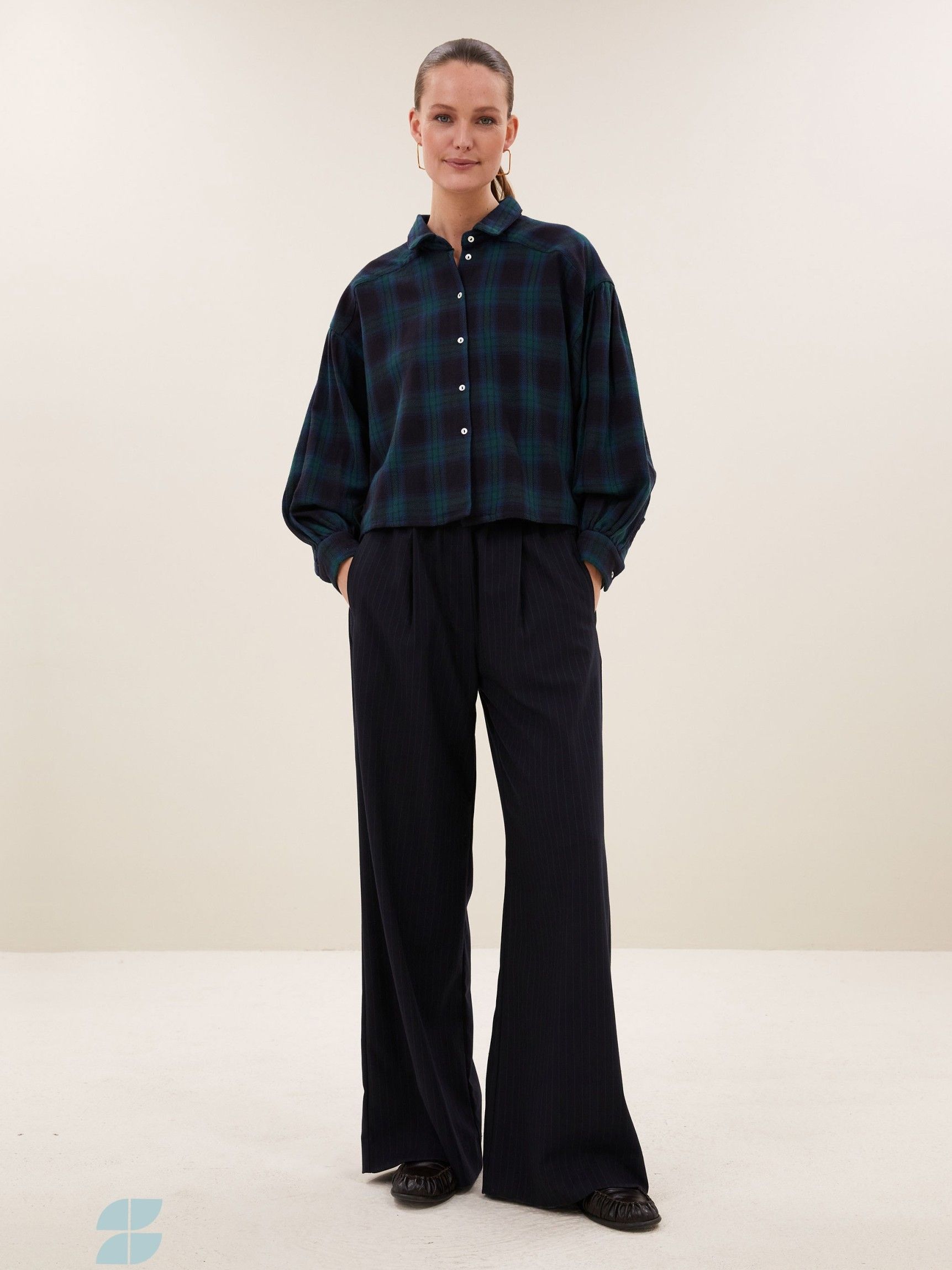 BY-BAR - BLOUSE - Groen