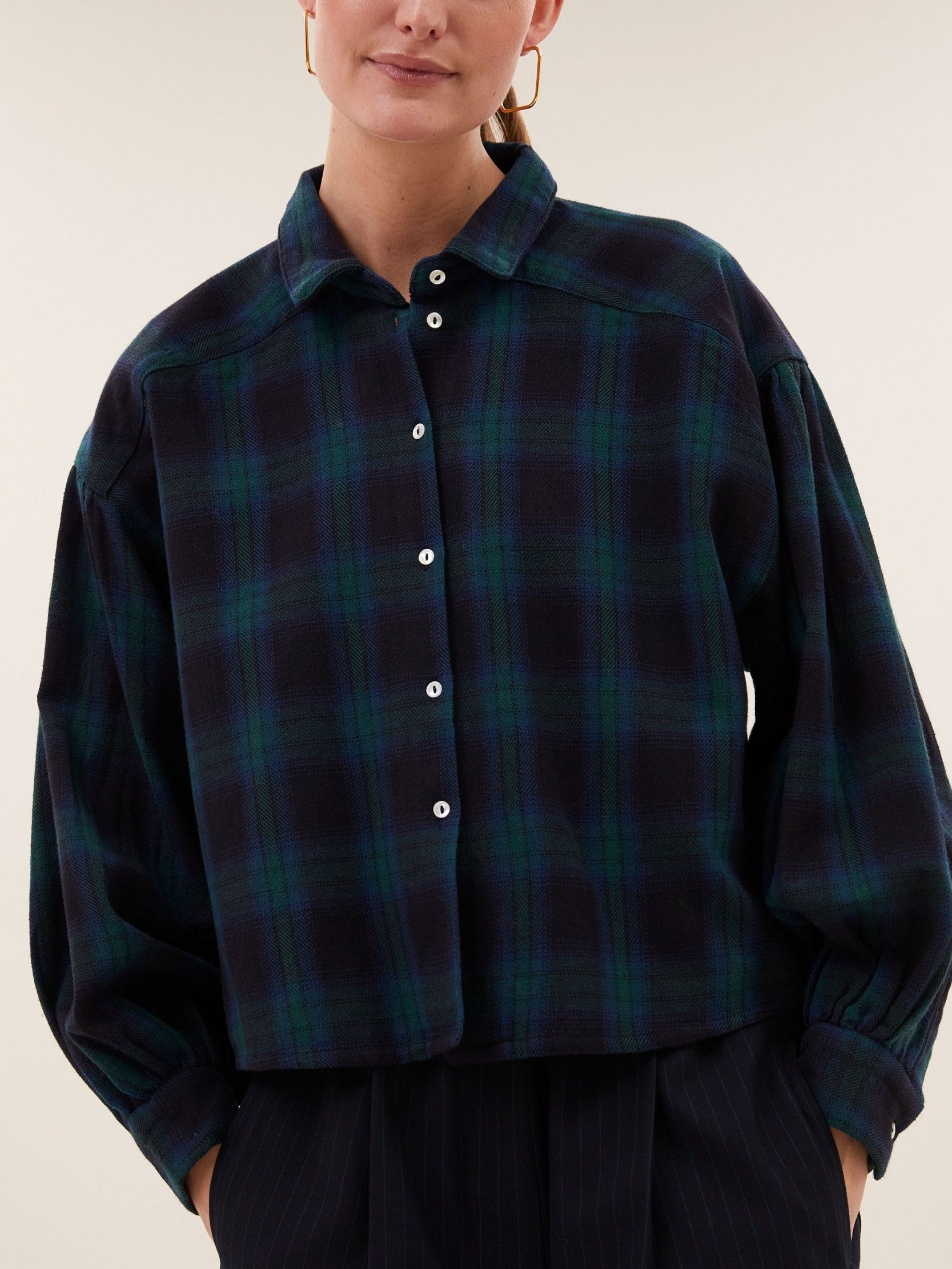 BY-BAR - BLOUSE - Groen