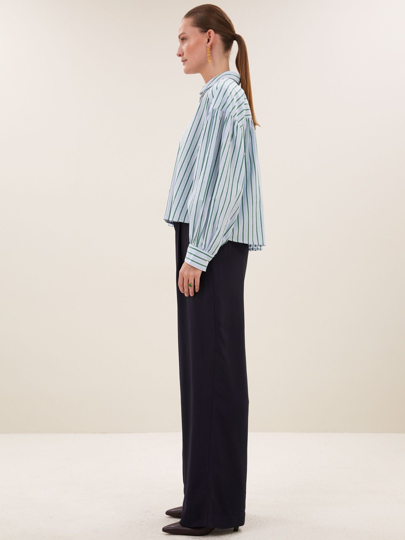 BY-BAR - BLOUSE - Groen