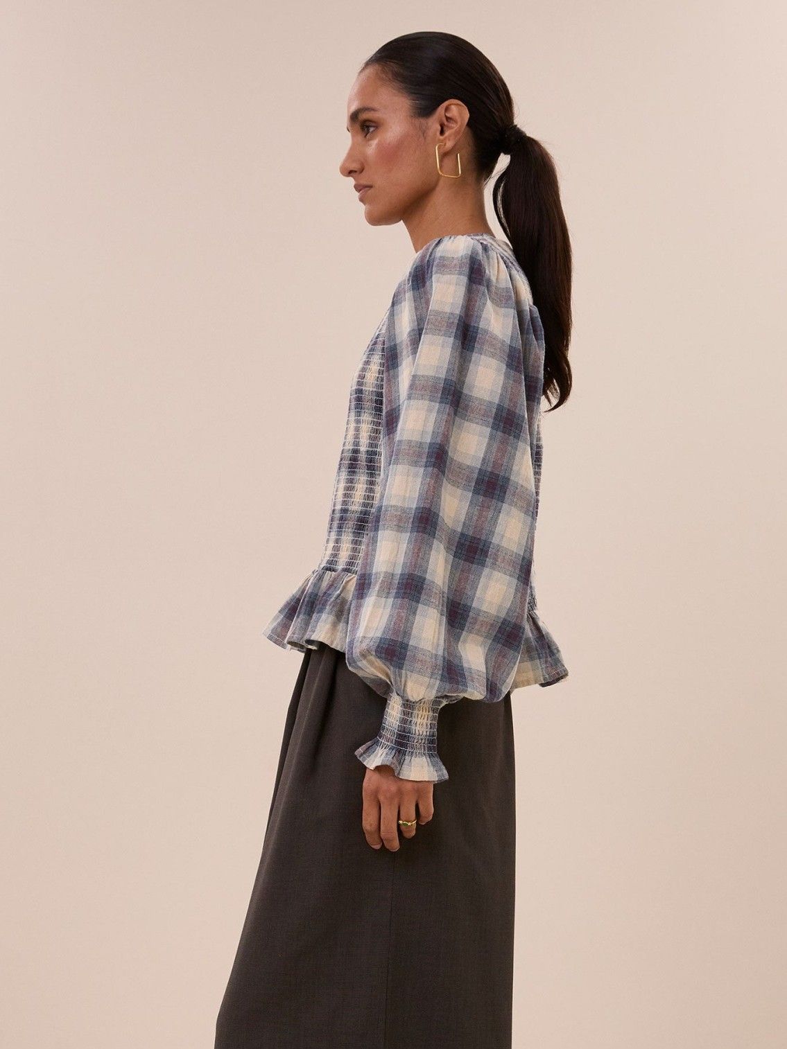 BY-BAR - BLOUSE - Blauw