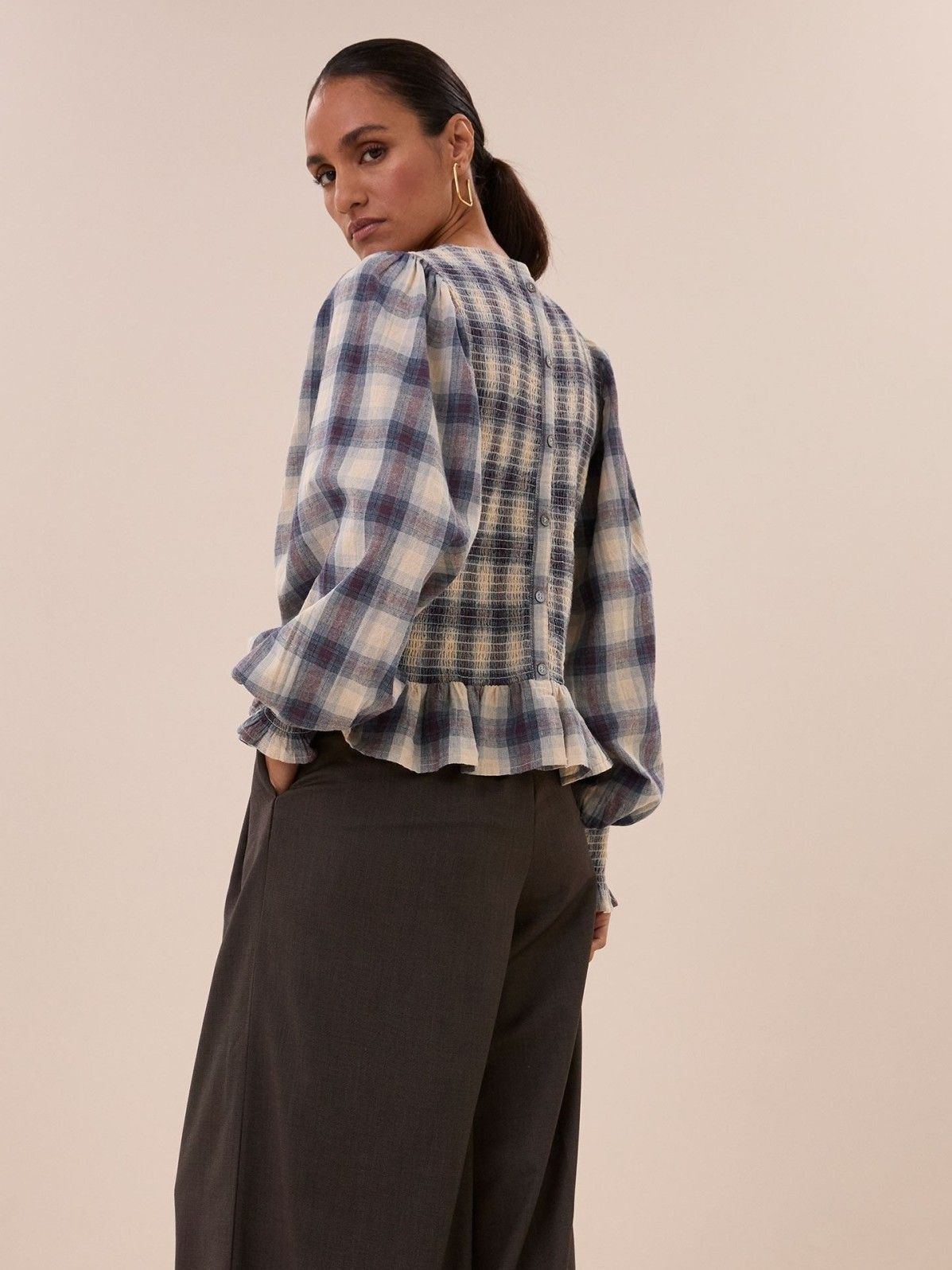 BY-BAR - BLOUSE - Blauw