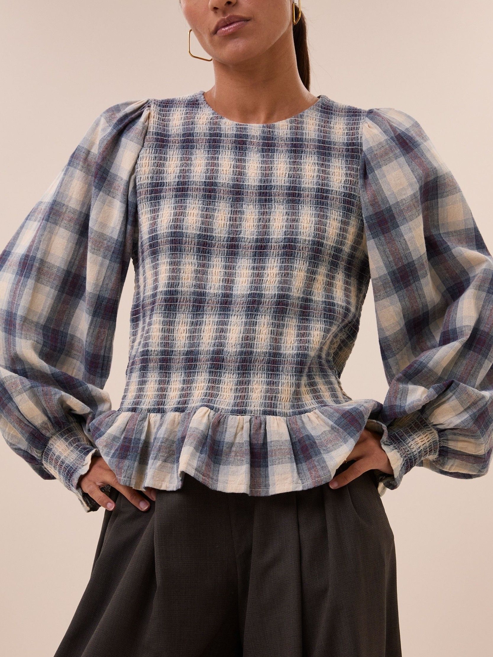 BY-BAR - BLOUSE - Blauw