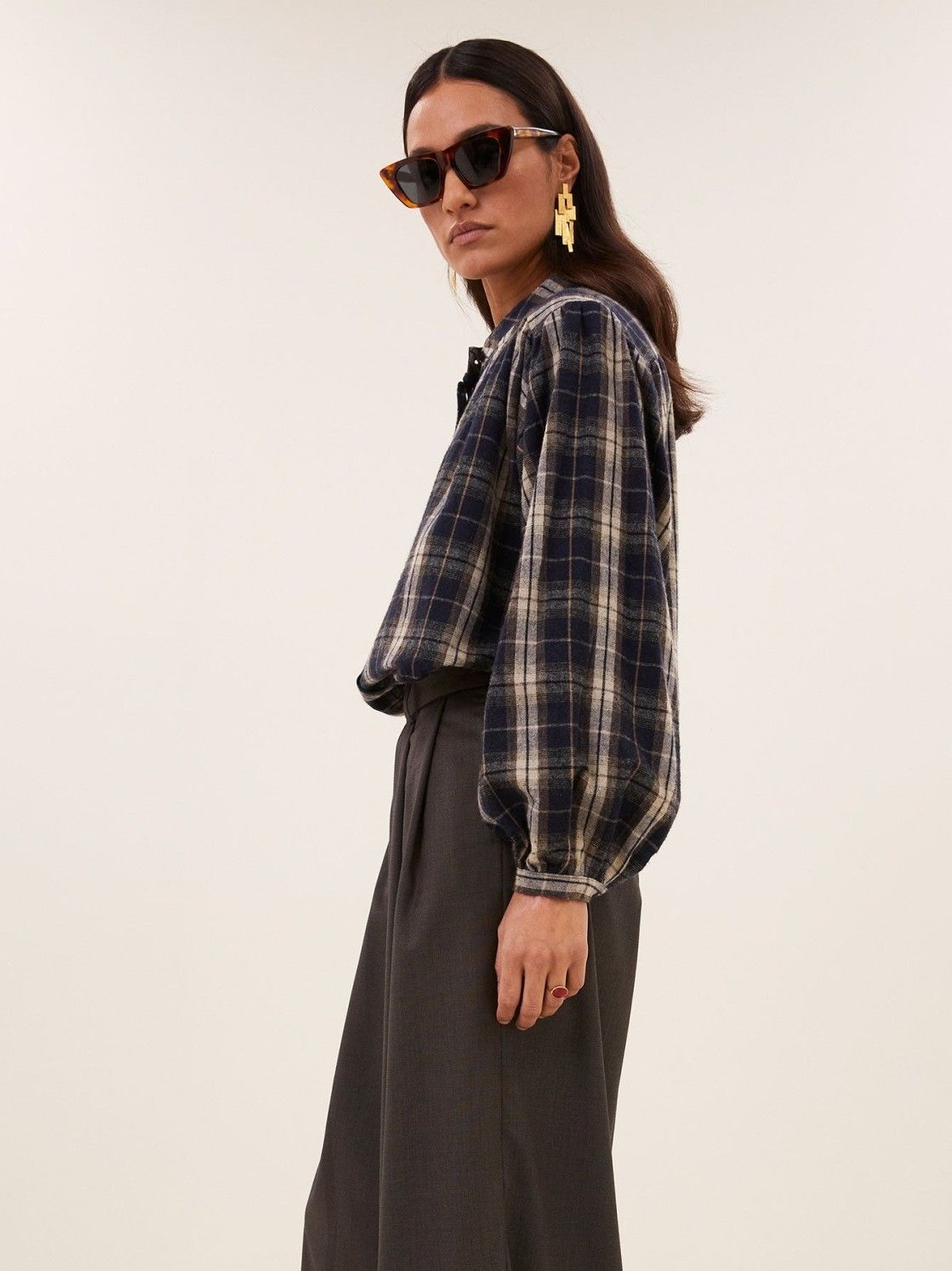 BY-BAR - BLOUSE - Blauw