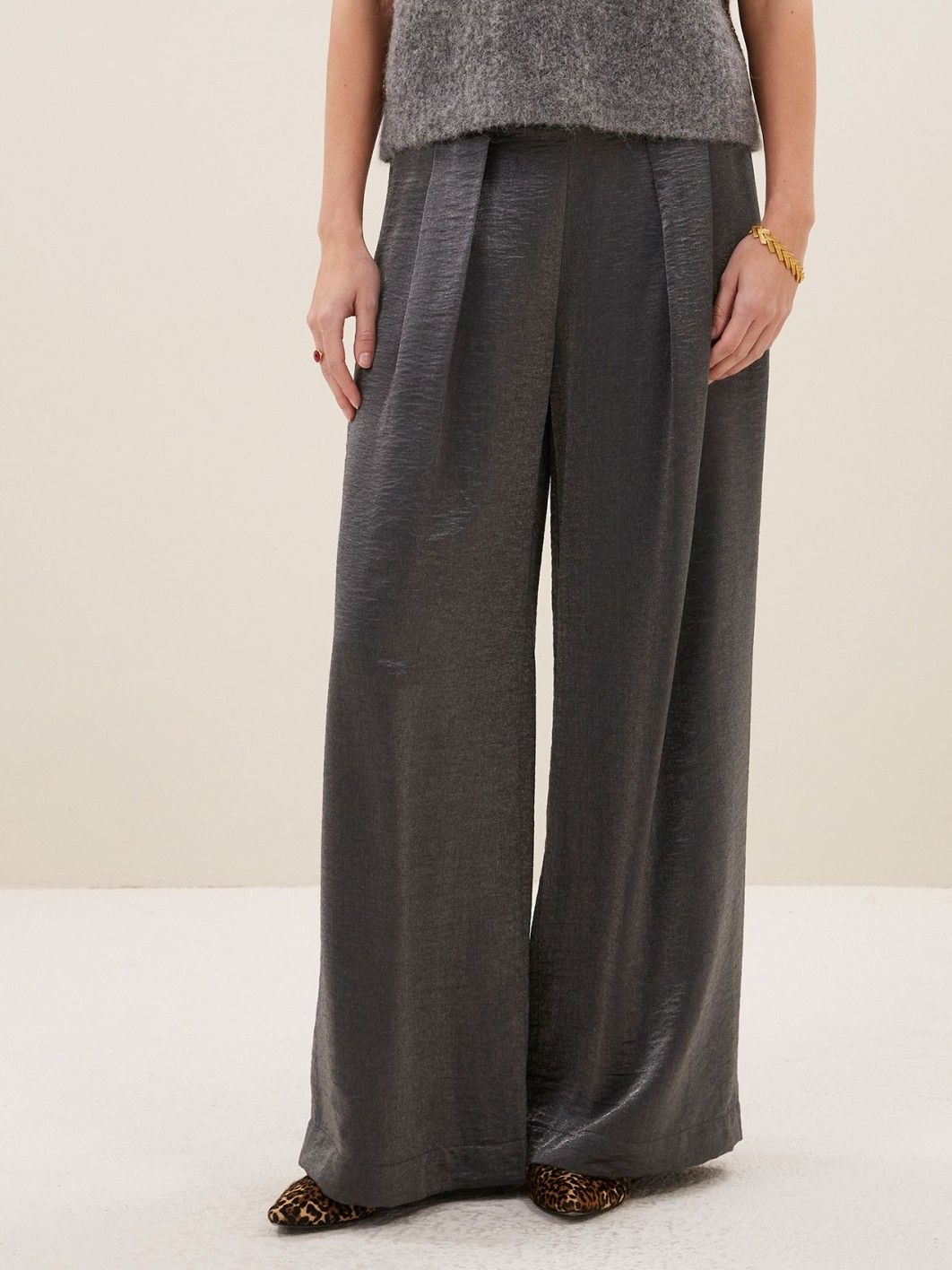 BY-BAR - BROEK - Grijs