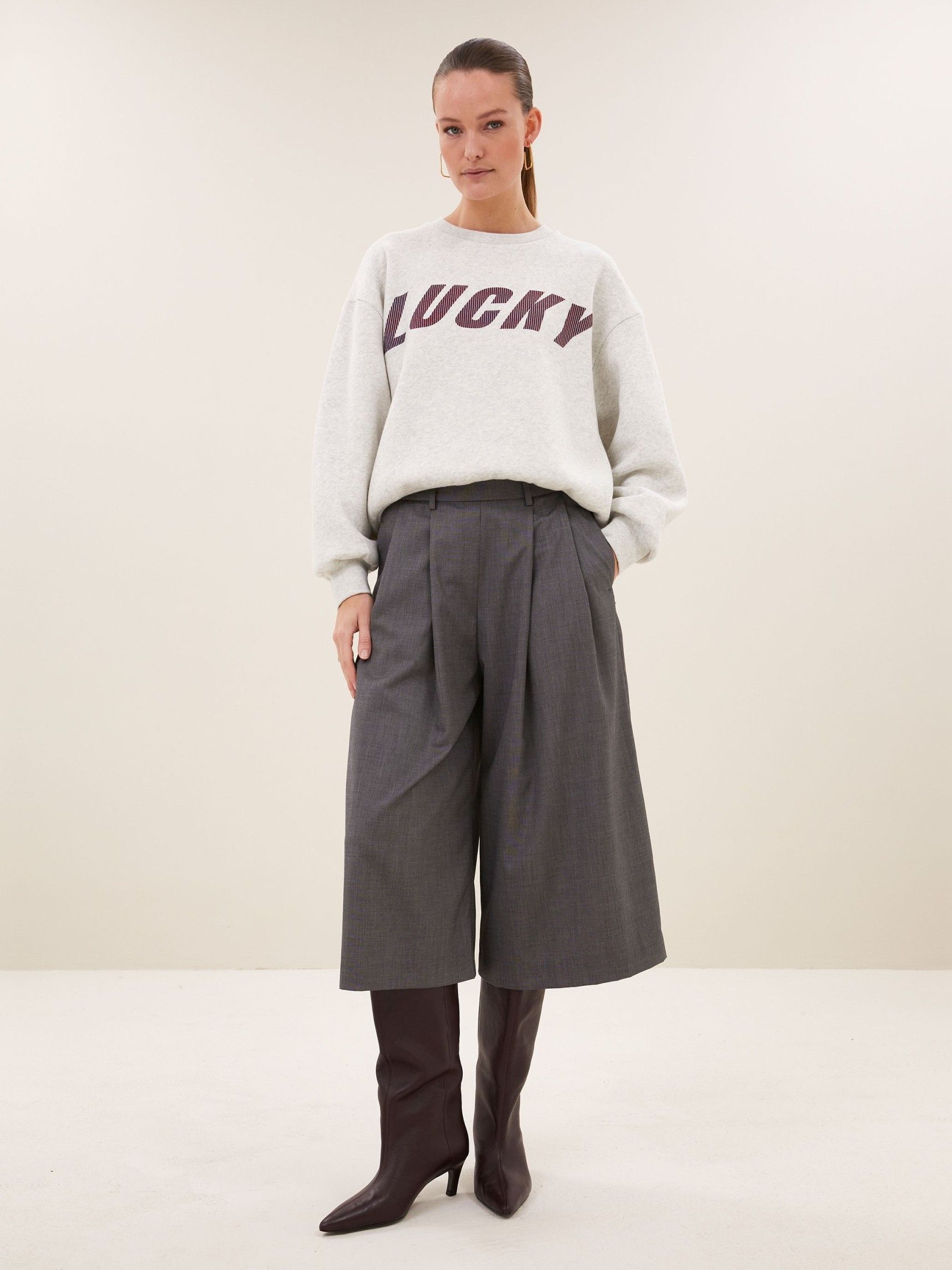 BY-BAR - BROEK - Grijs