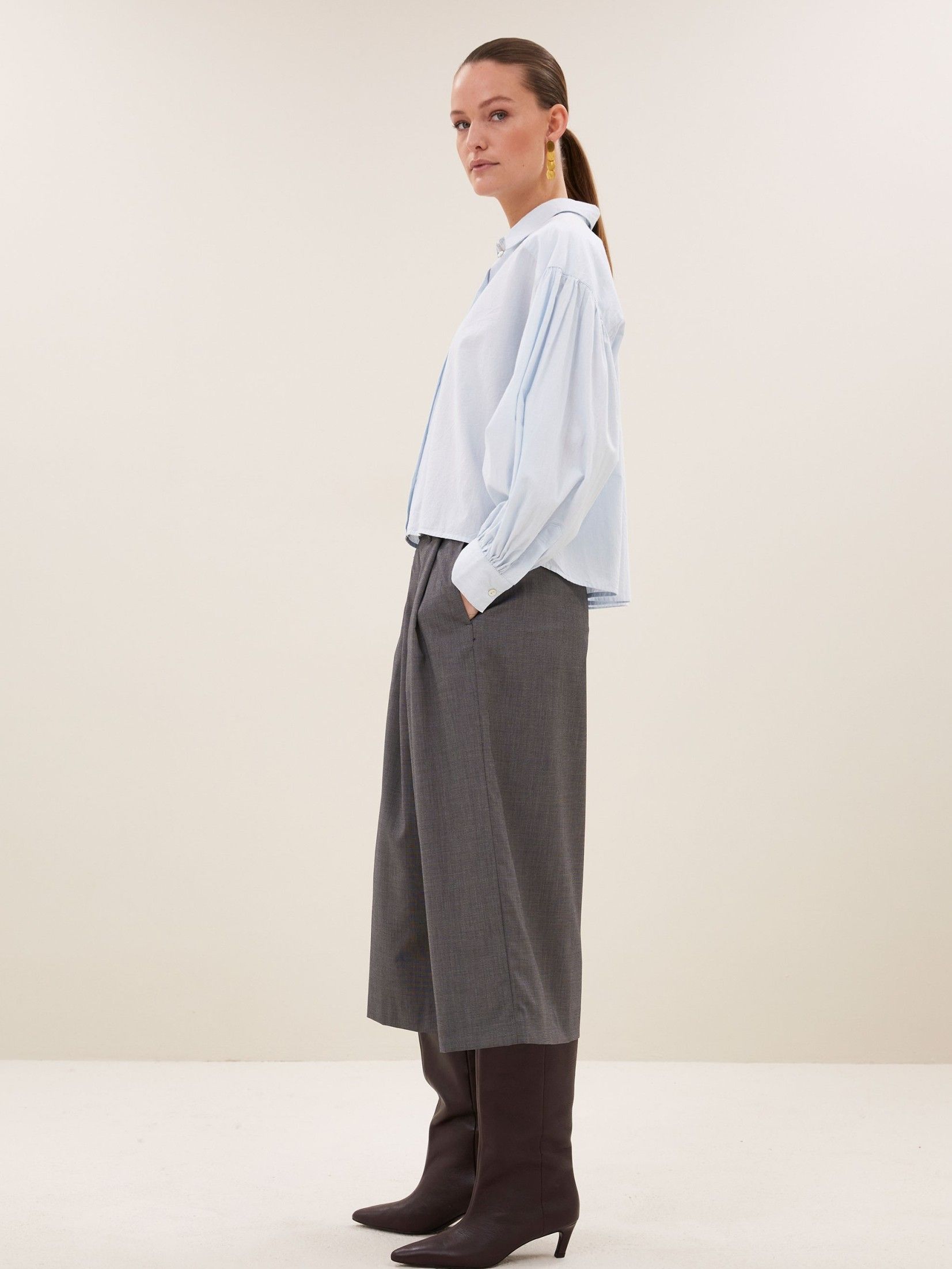 BY-BAR - BROEK - Grijs