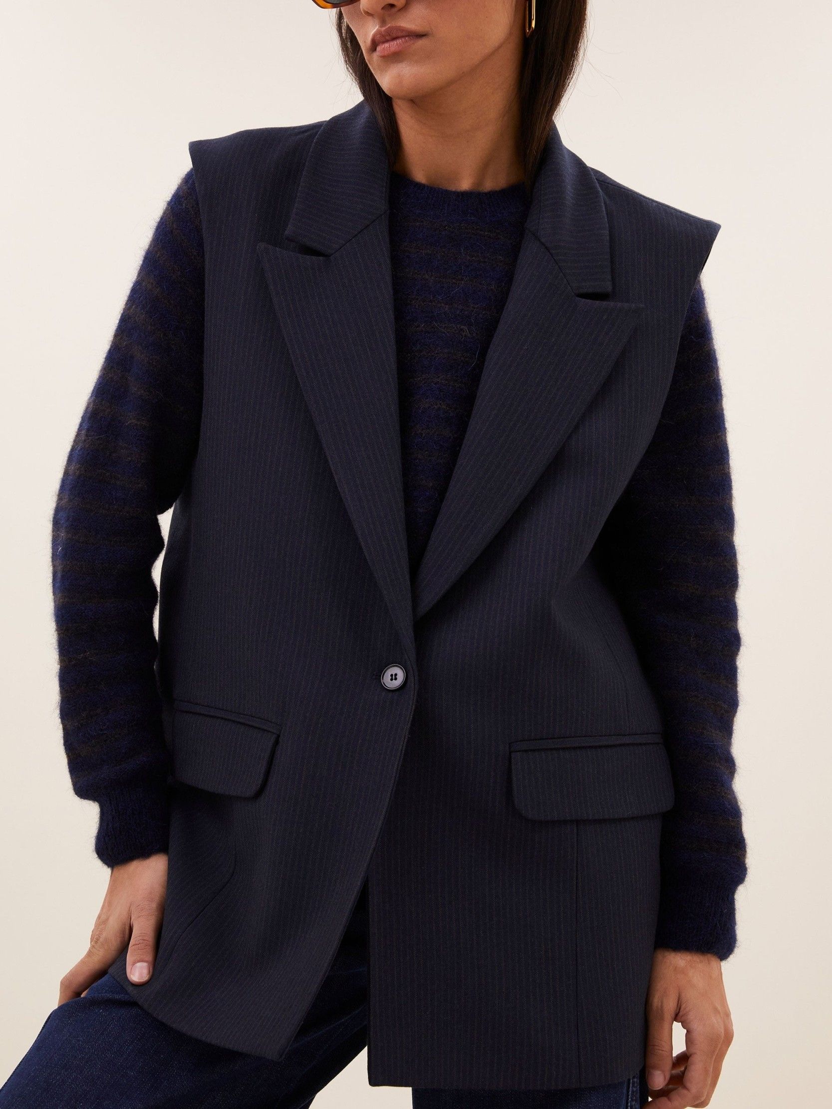 BY-BAR - GILET - Blauw