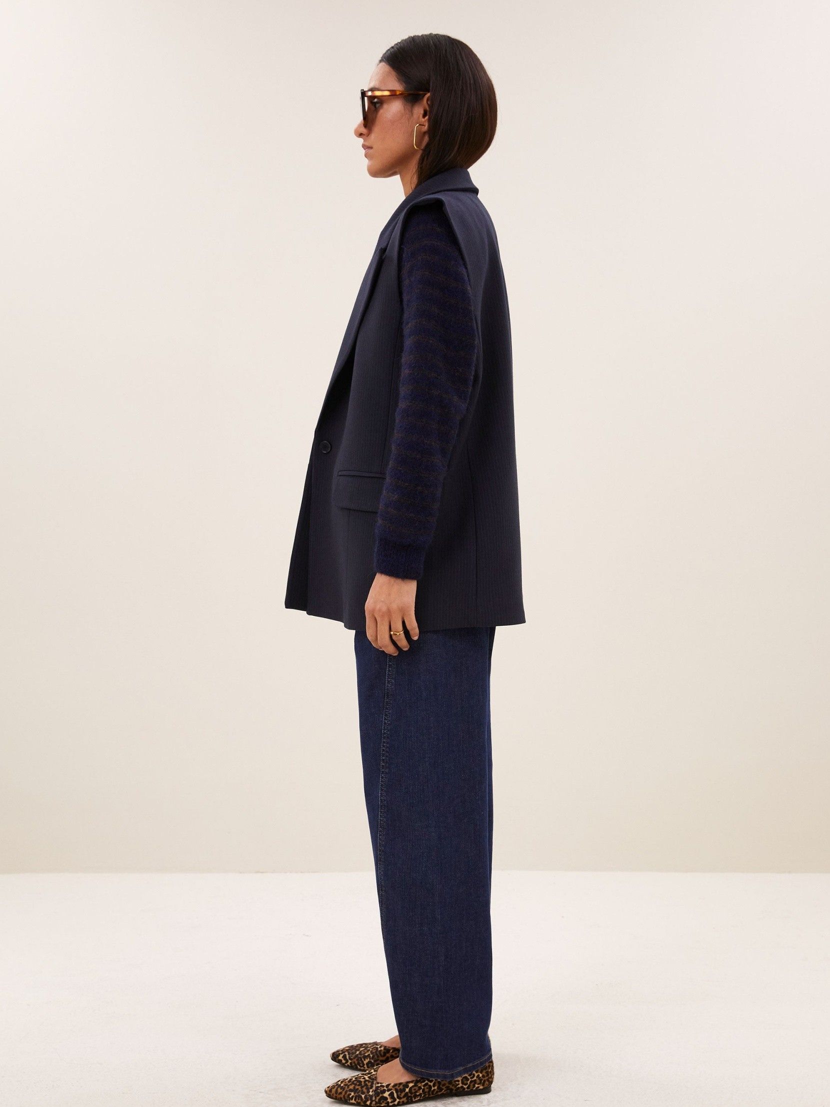 BY-BAR - GILET - Blauw