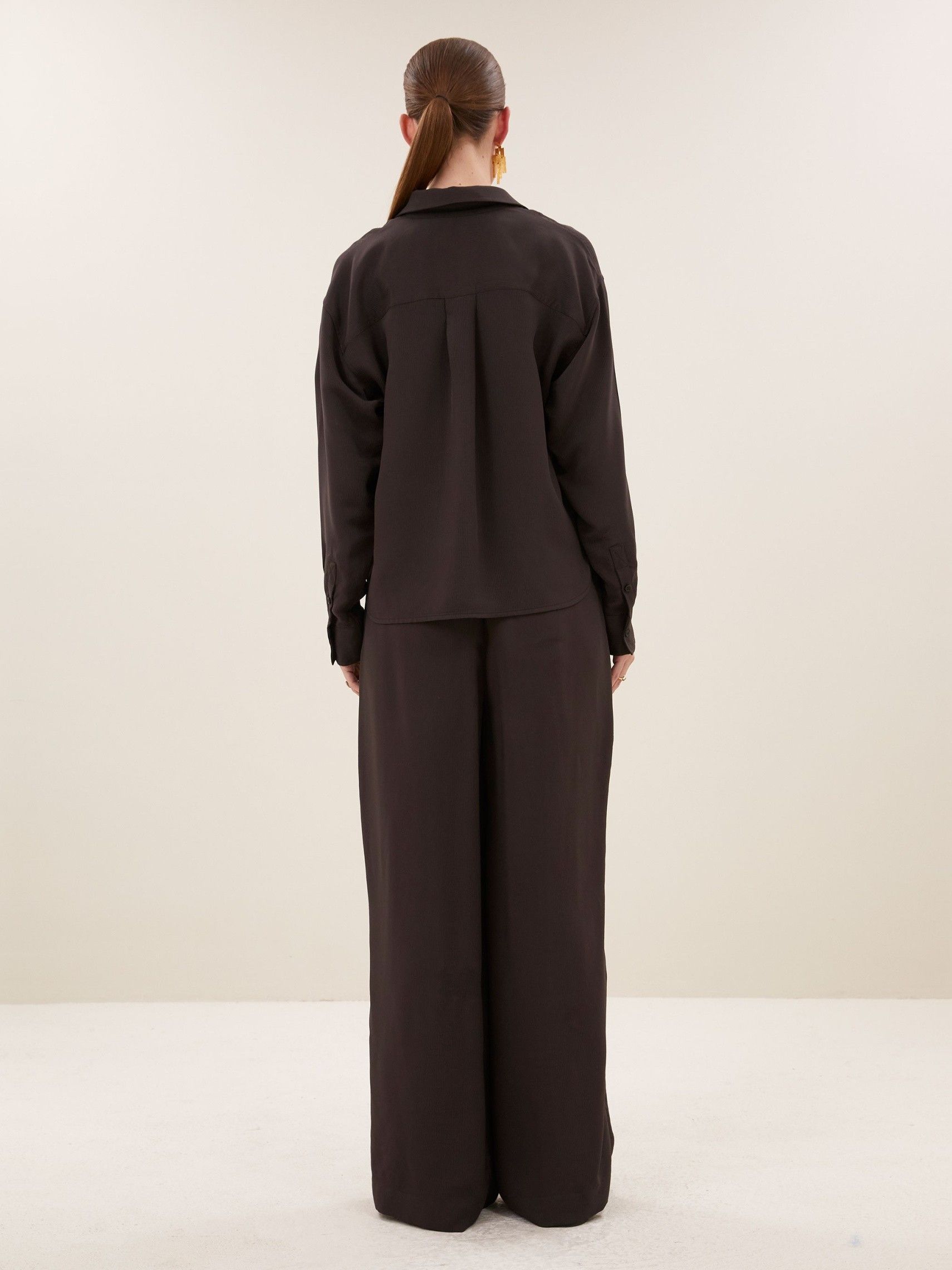 BY-BAR - BLOUSE - Bruin