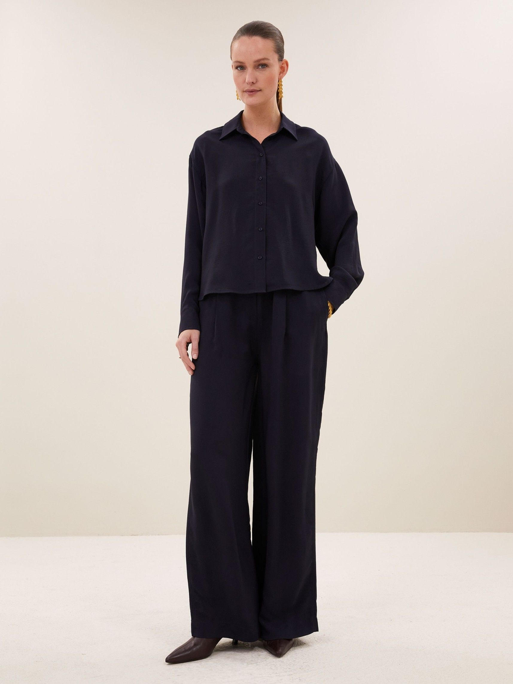 BY-BAR - BLOUSE - Blauw