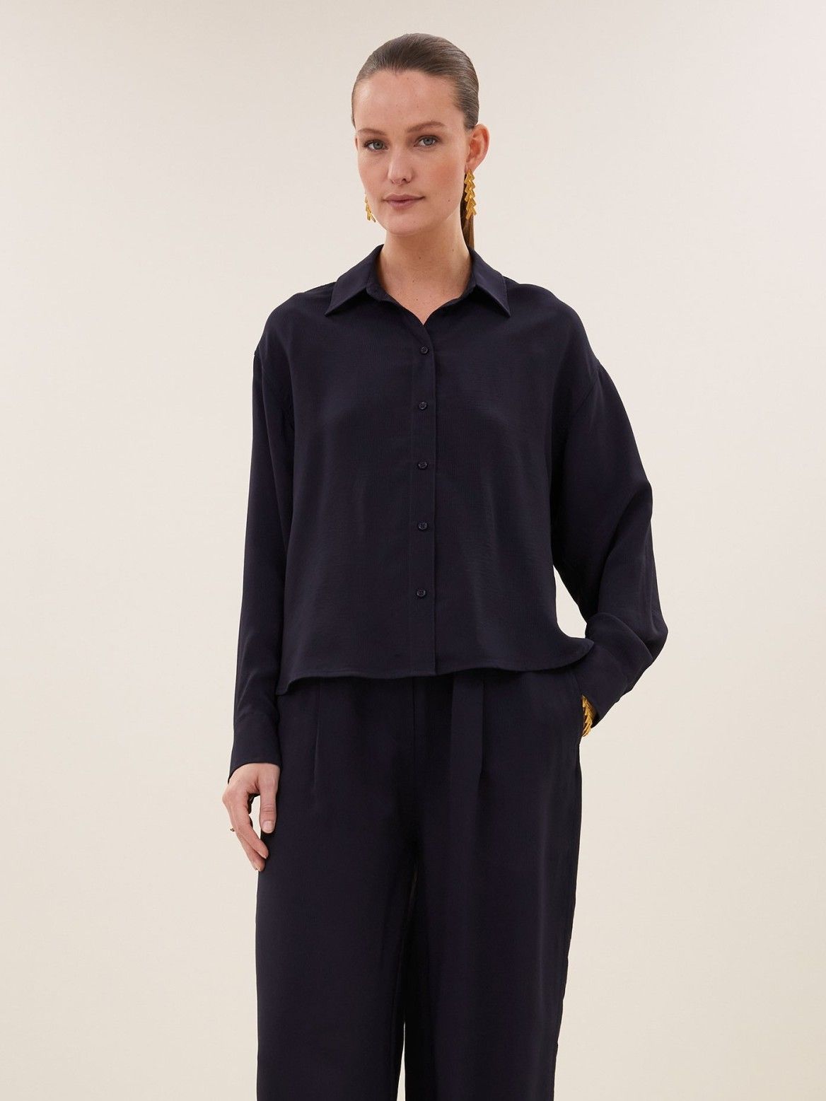 BY-BAR - BLOUSE - Blauw