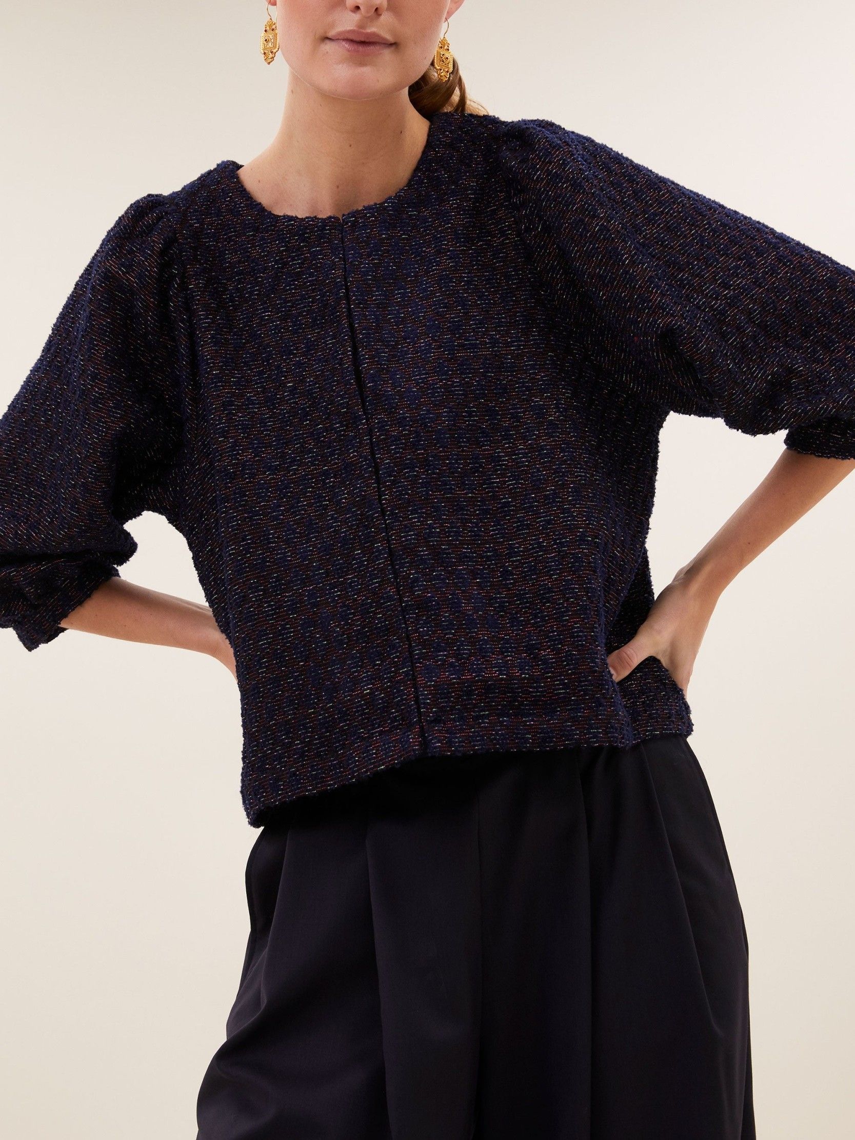 BY-BAR - BLOUSE - Blauw