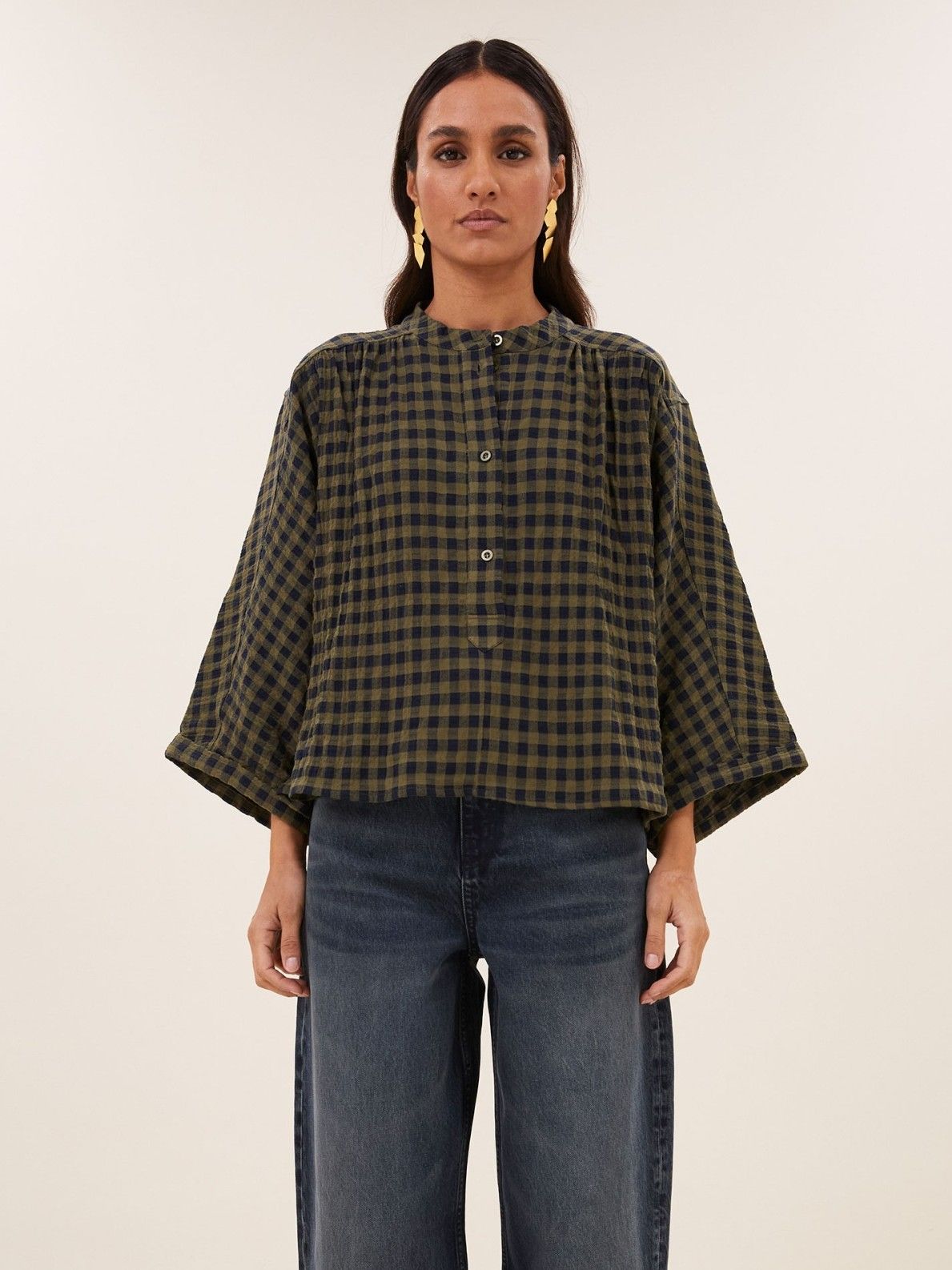 BY-BAR - BLOUSE - Groen