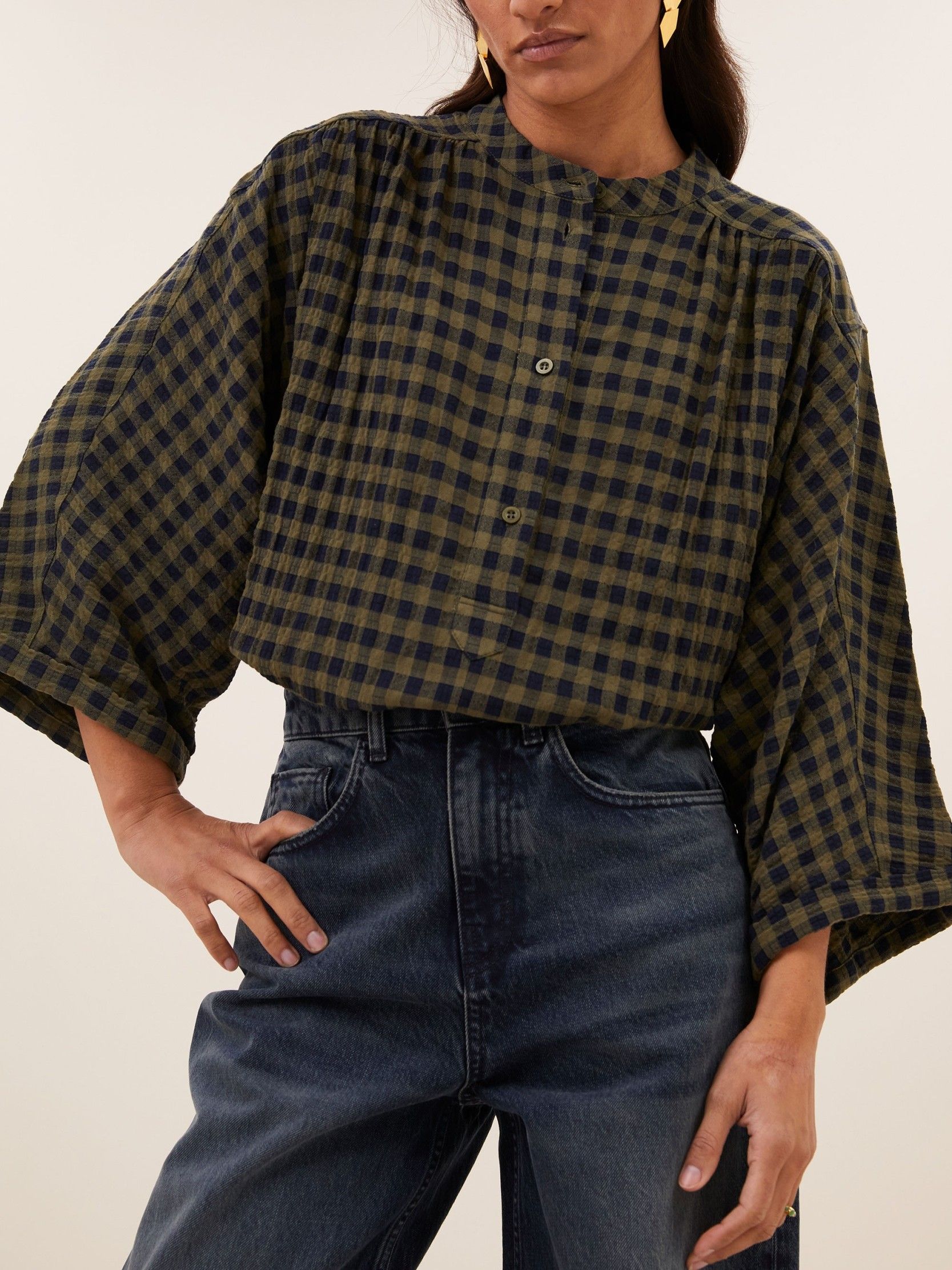 BY-BAR - BLOUSE - Groen