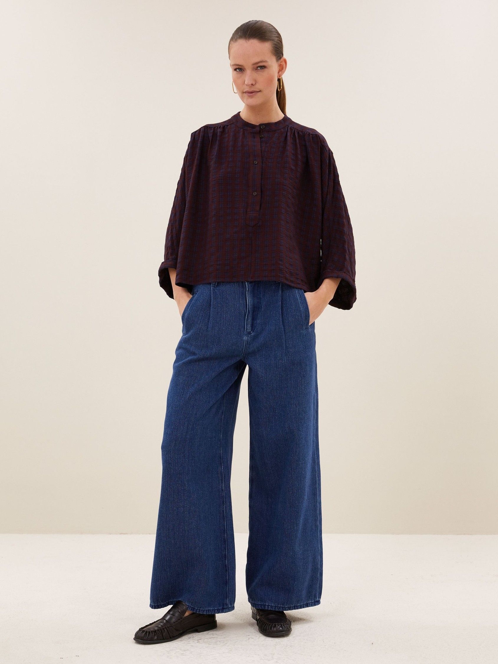 BY-BAR - BLOUSE - Rood