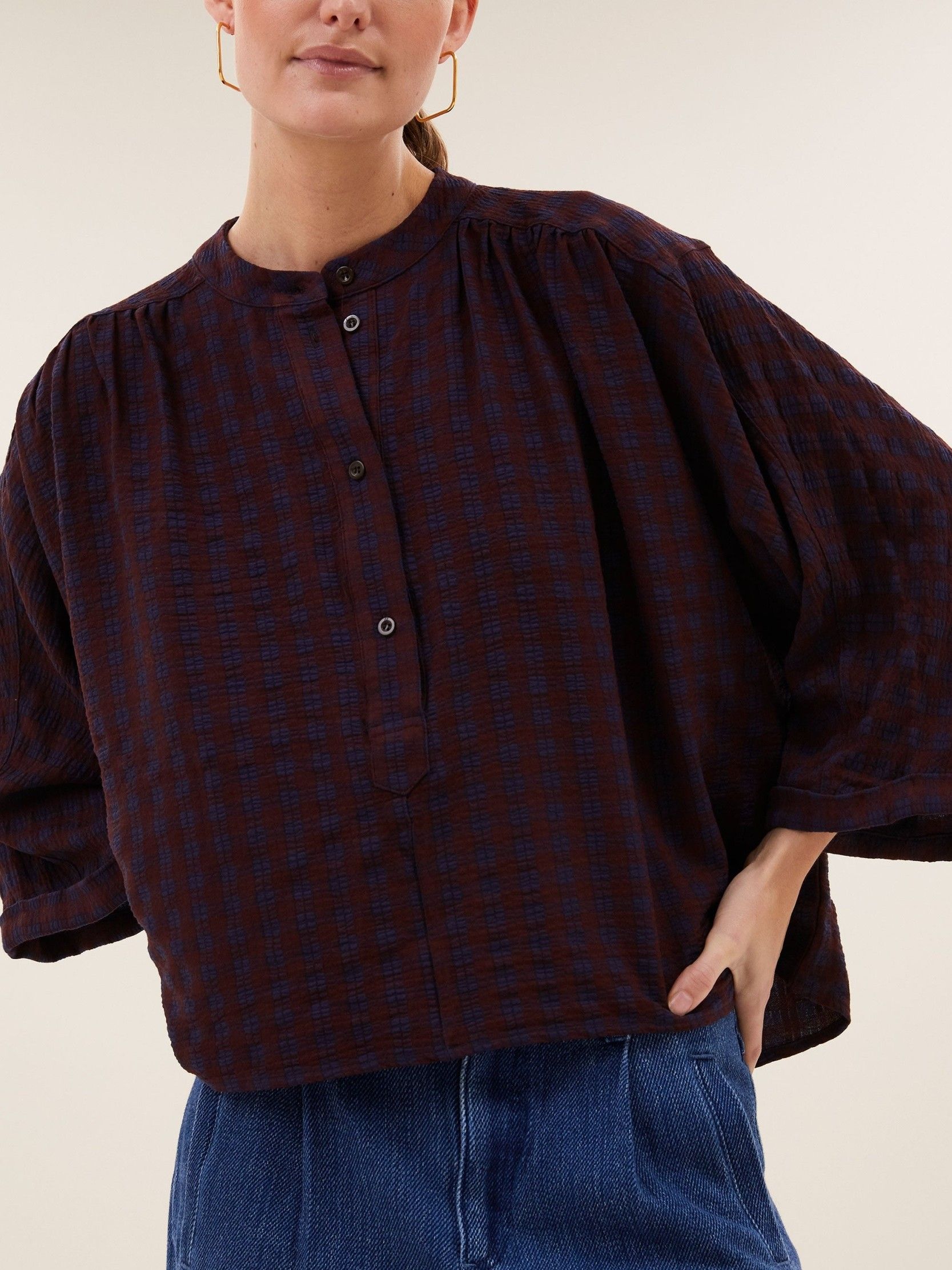 BY-BAR - BLOUSE - Rood