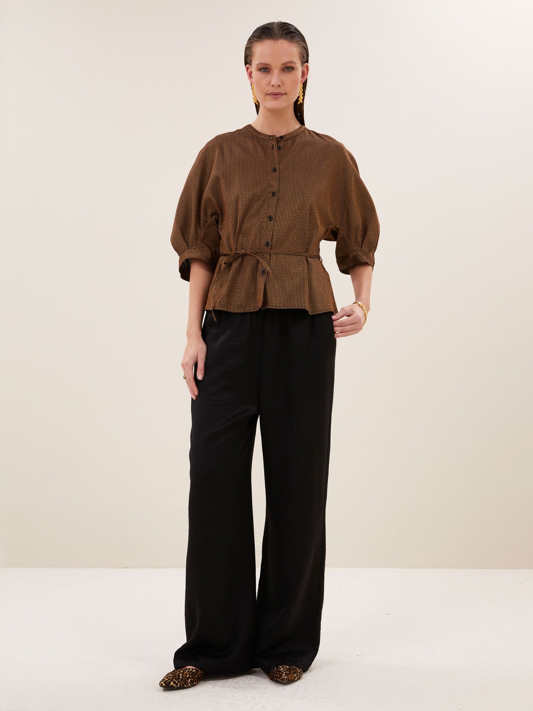 BY-BAR - BLOUSE - goud