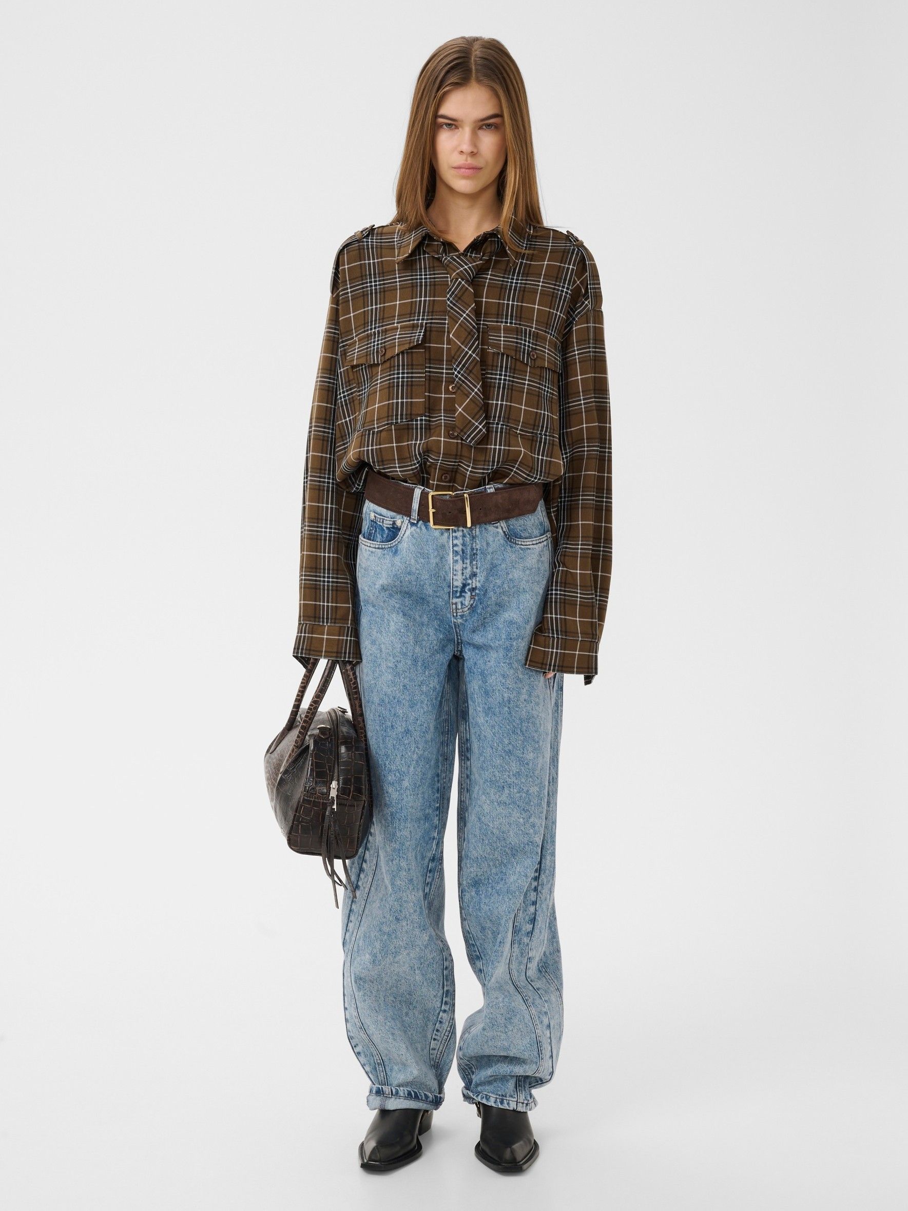 GESTUZ - BLOUSE - Groen