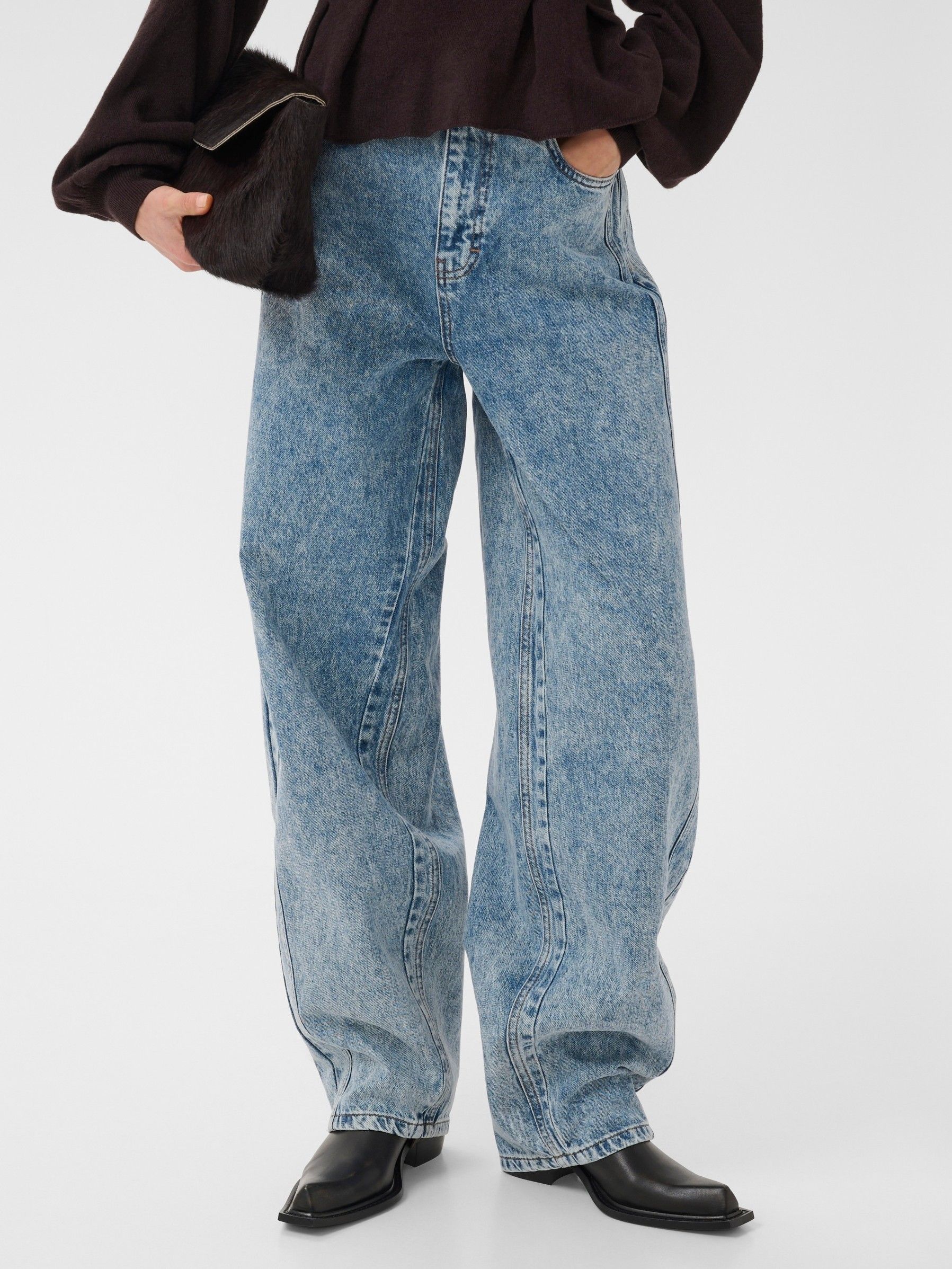 GESTUZ - JEANS - Blauw