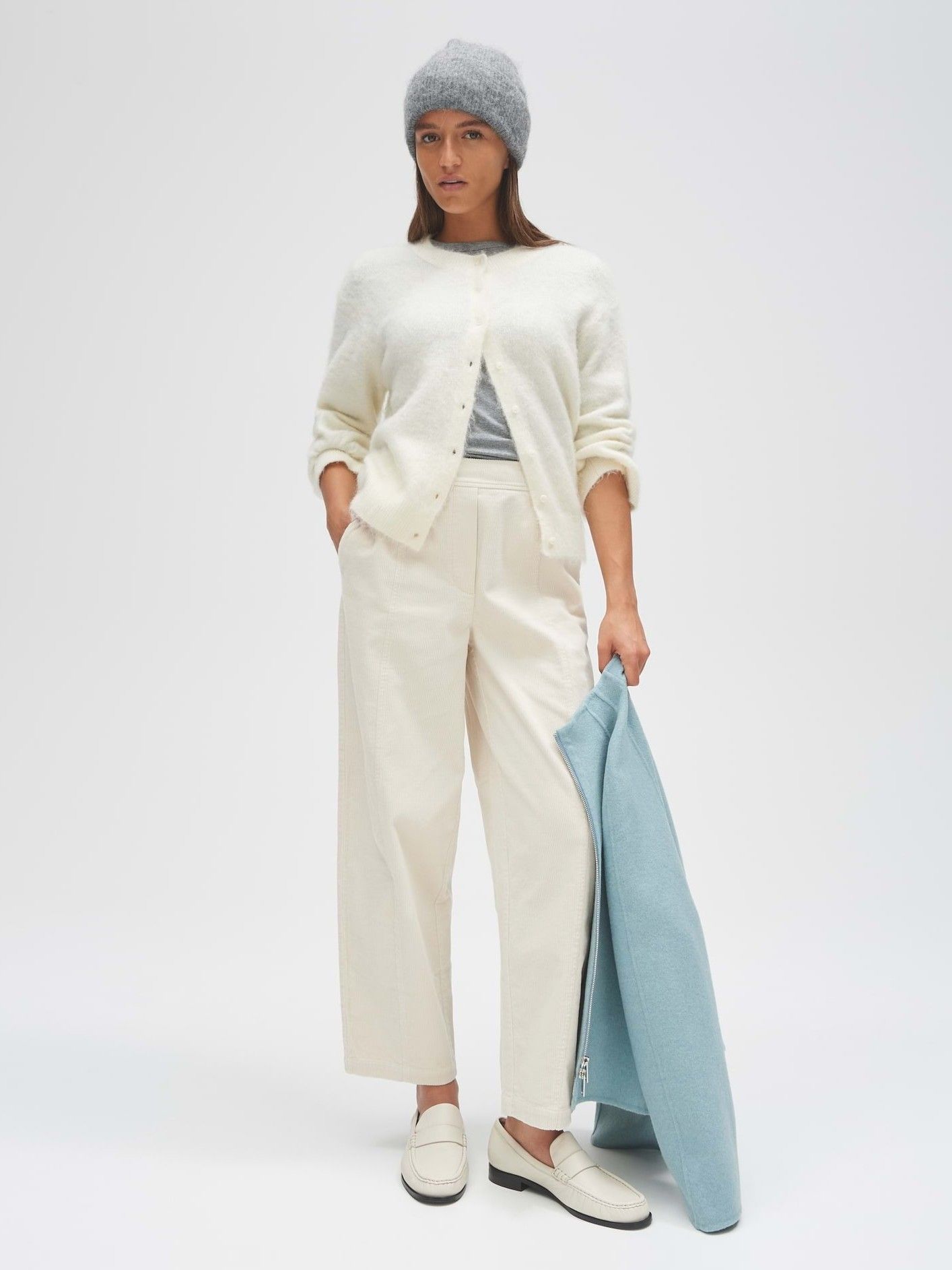 OPUS - BROEK - Off white
