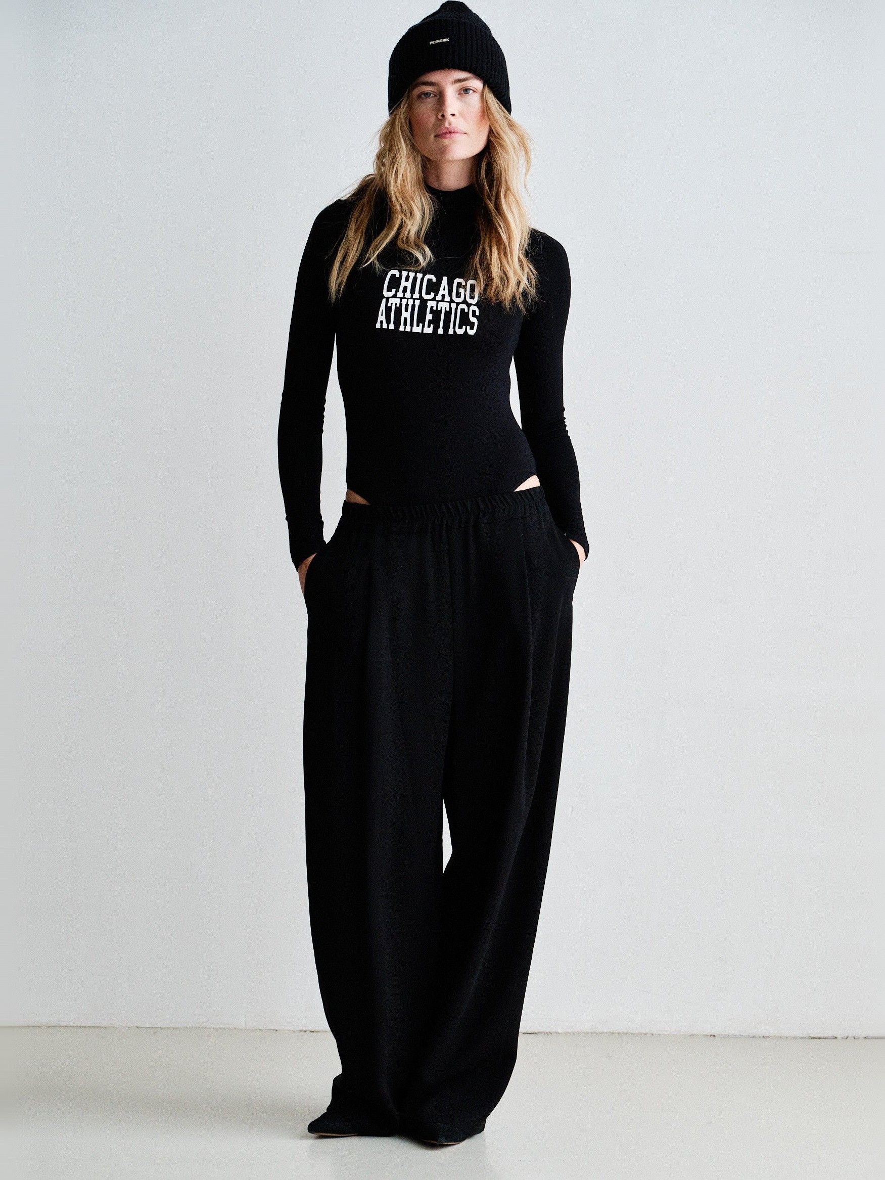 PENN & INK - BROEK - Zwart