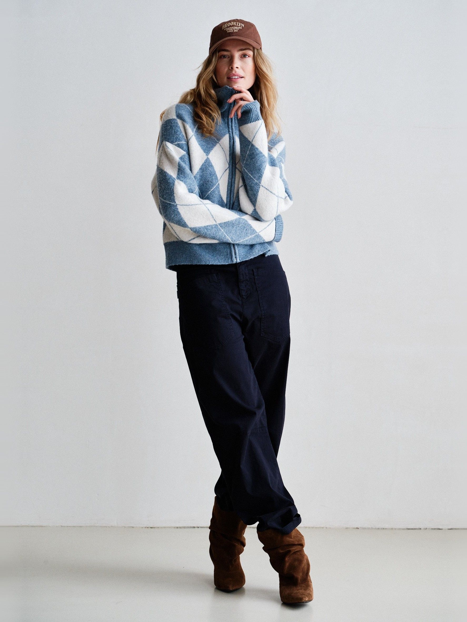PENN & INK - BROEK - Blauw