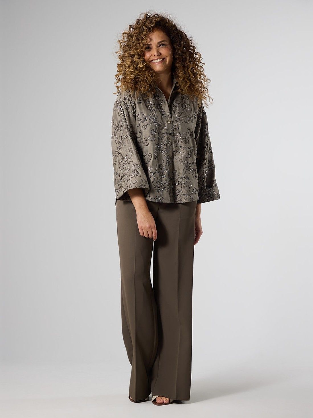 LABEL DOT - BLOUSE - Bruin