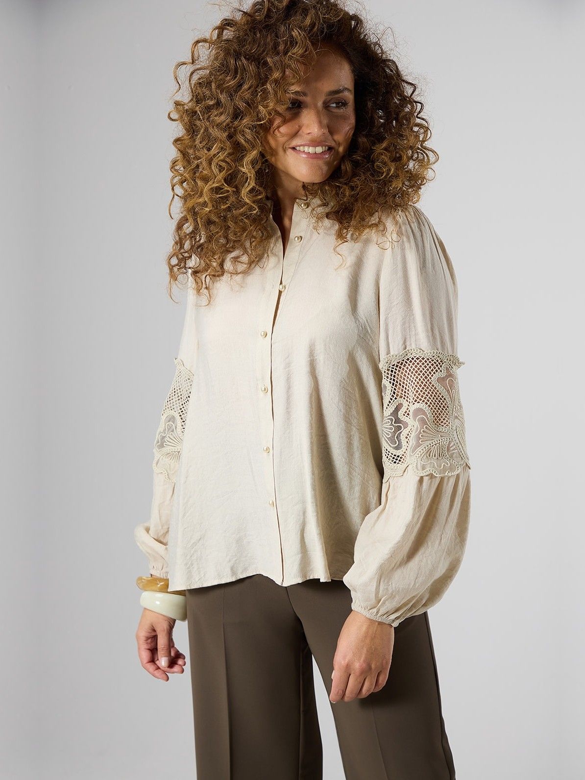 LABEL DOT - BLOUSE - Beige
