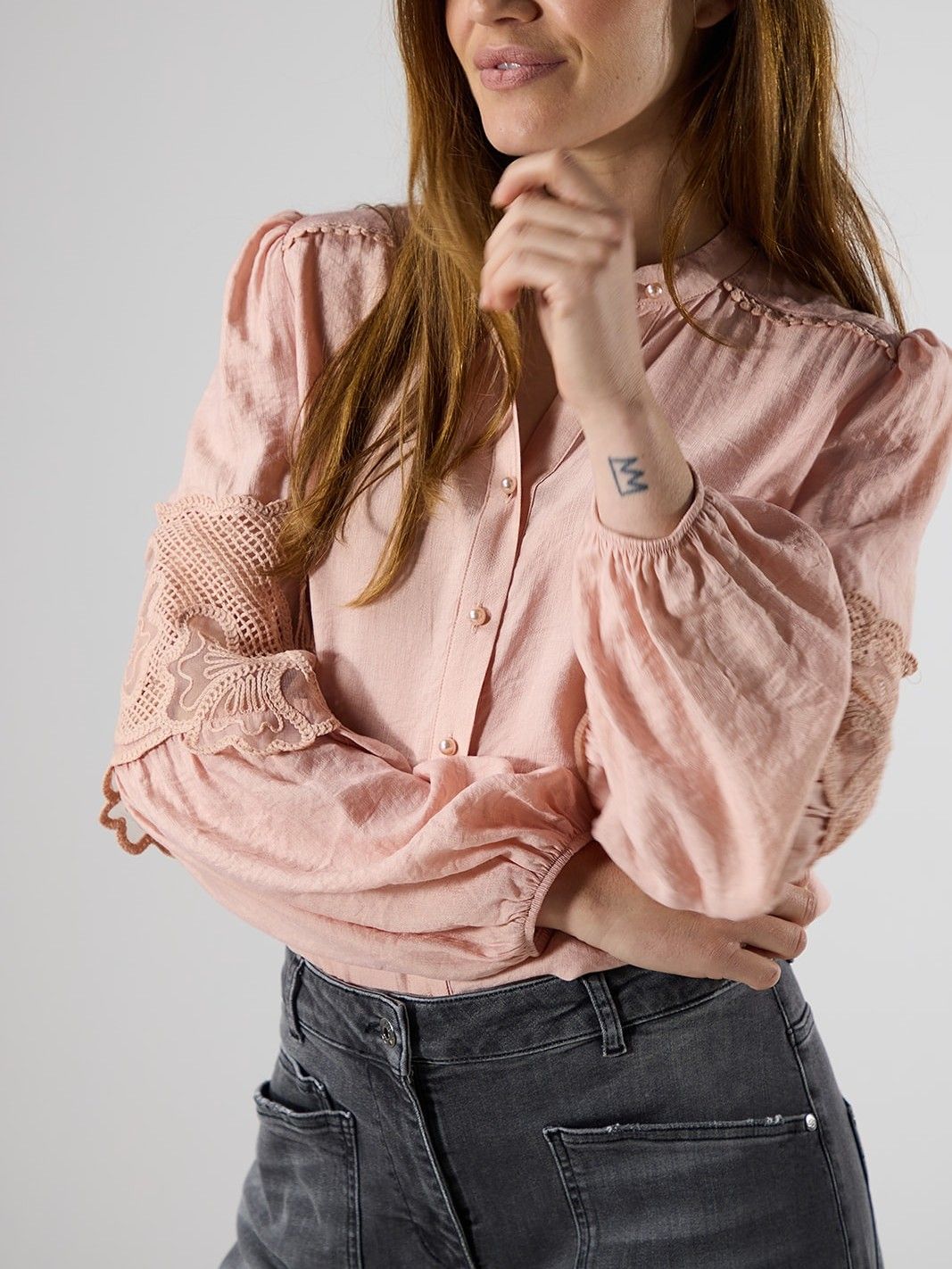 LABEL DOT - BLOUSE - Roze