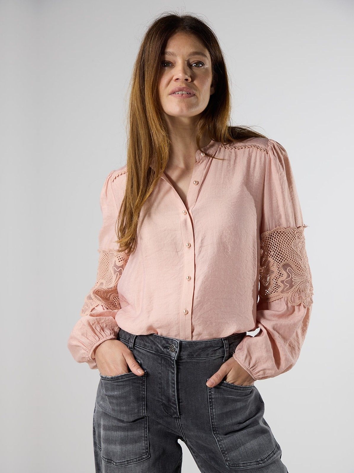 LABEL DOT - BLOUSE - Roze
