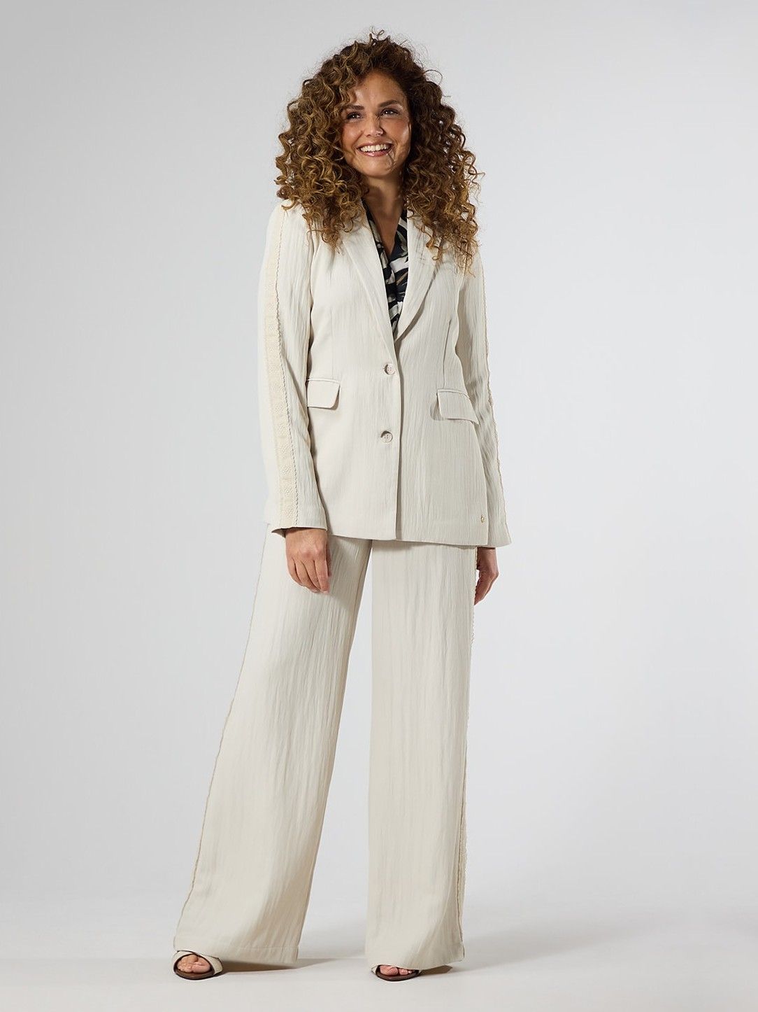 LABEL DOT - BROEK - Beige