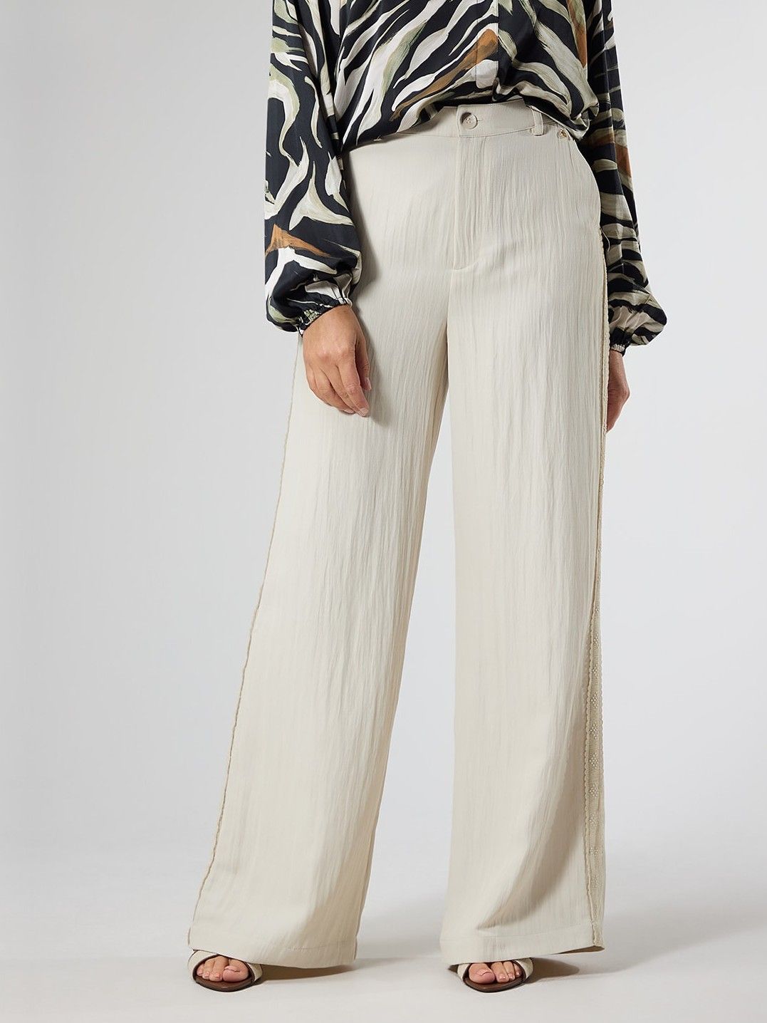 LABEL DOT - BROEK - Beige