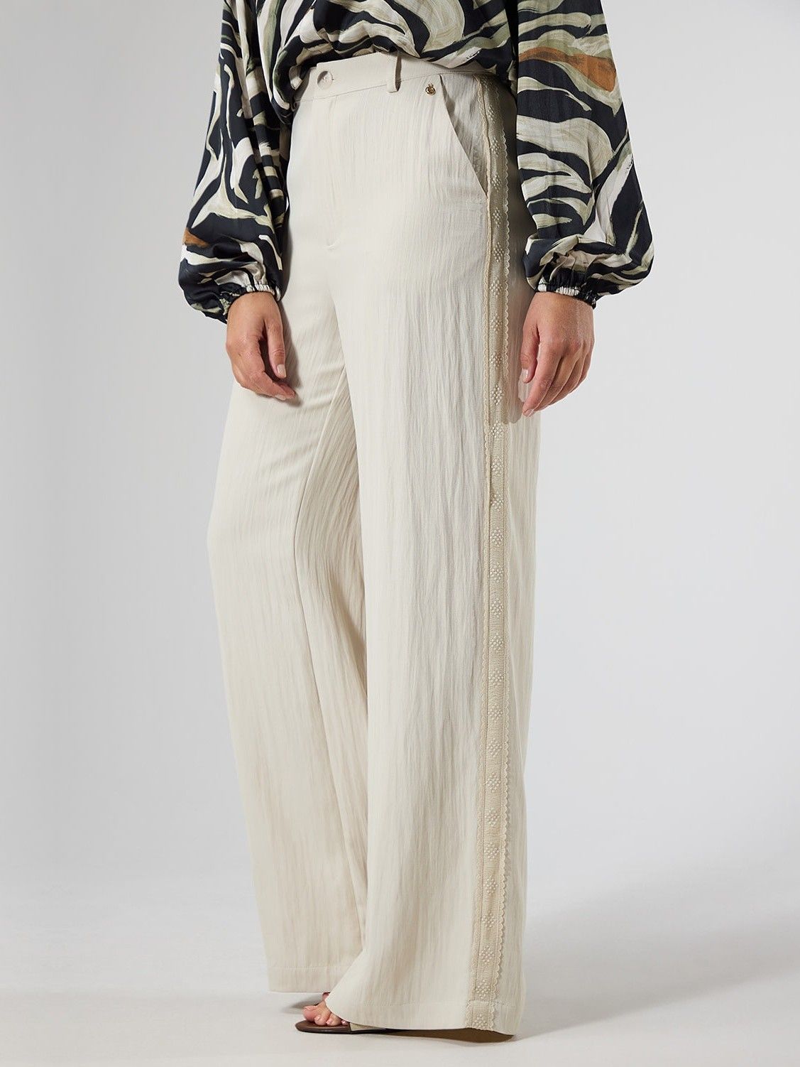 LABEL DOT - BROEK - Beige
