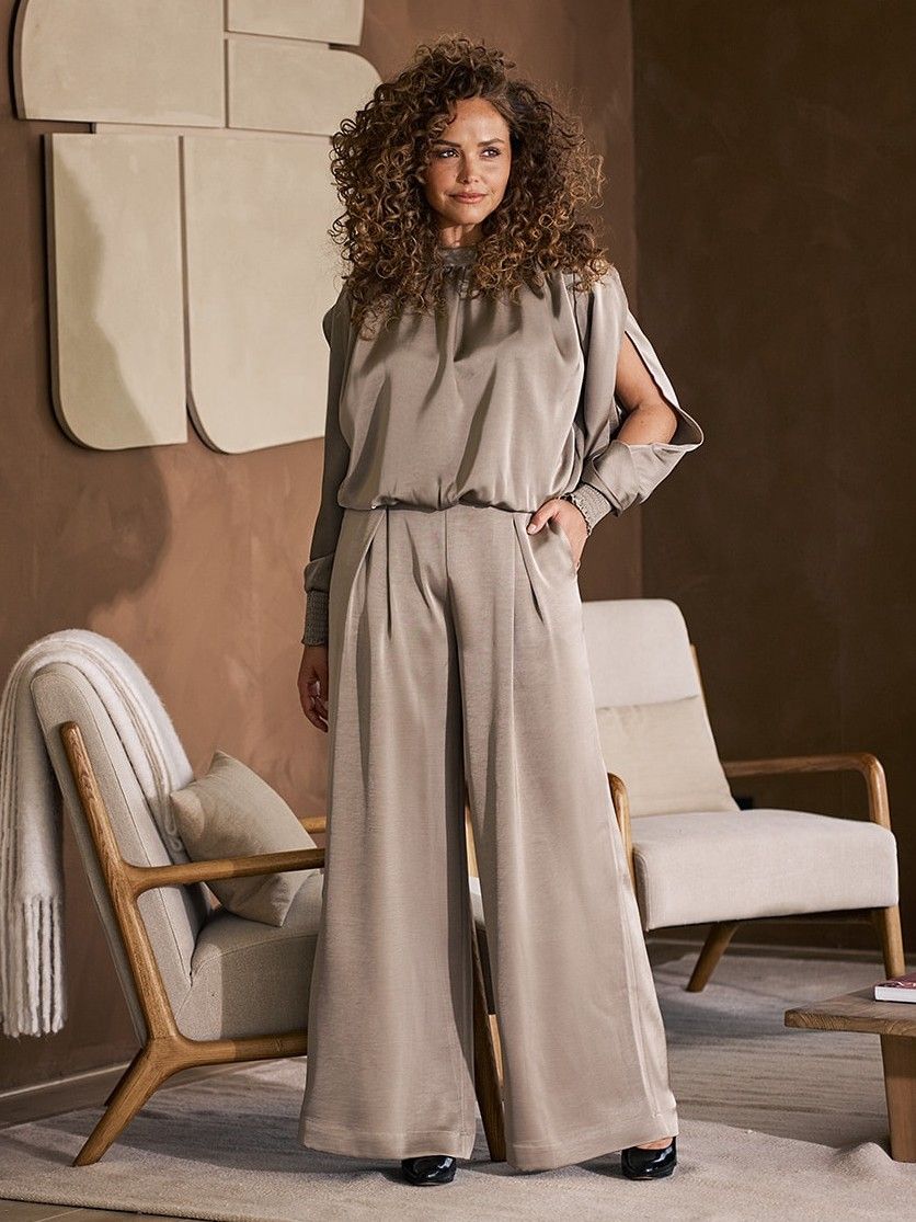 LABEL DOT - BROEK - Bruin