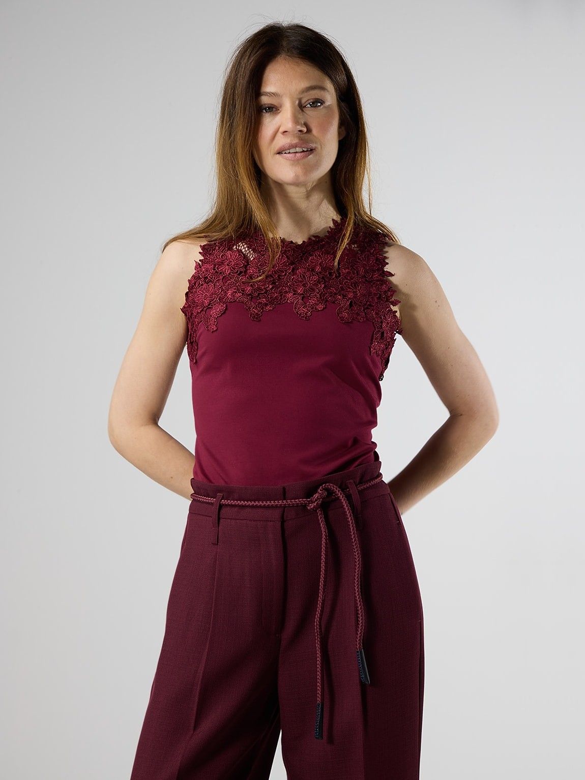 LABEL DOT - BLOUSE - Rood