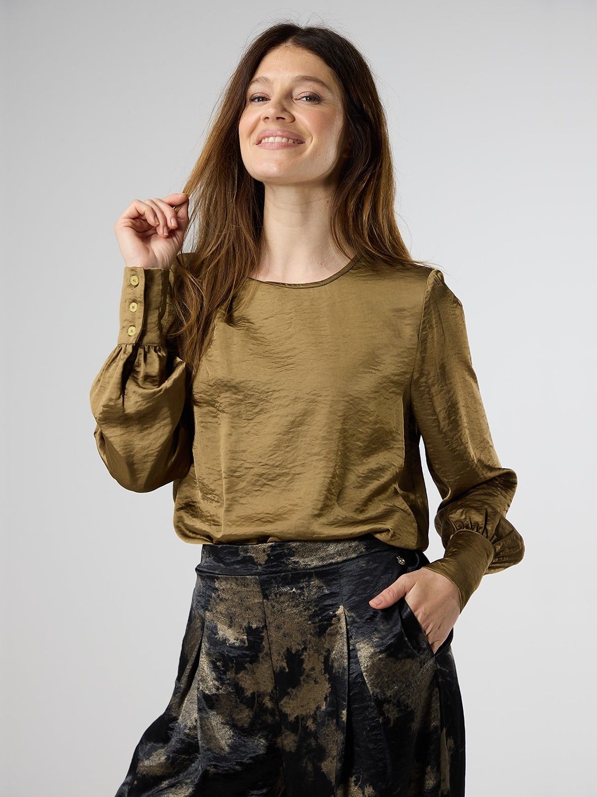 LABEL DOT - BLOUSE - goud