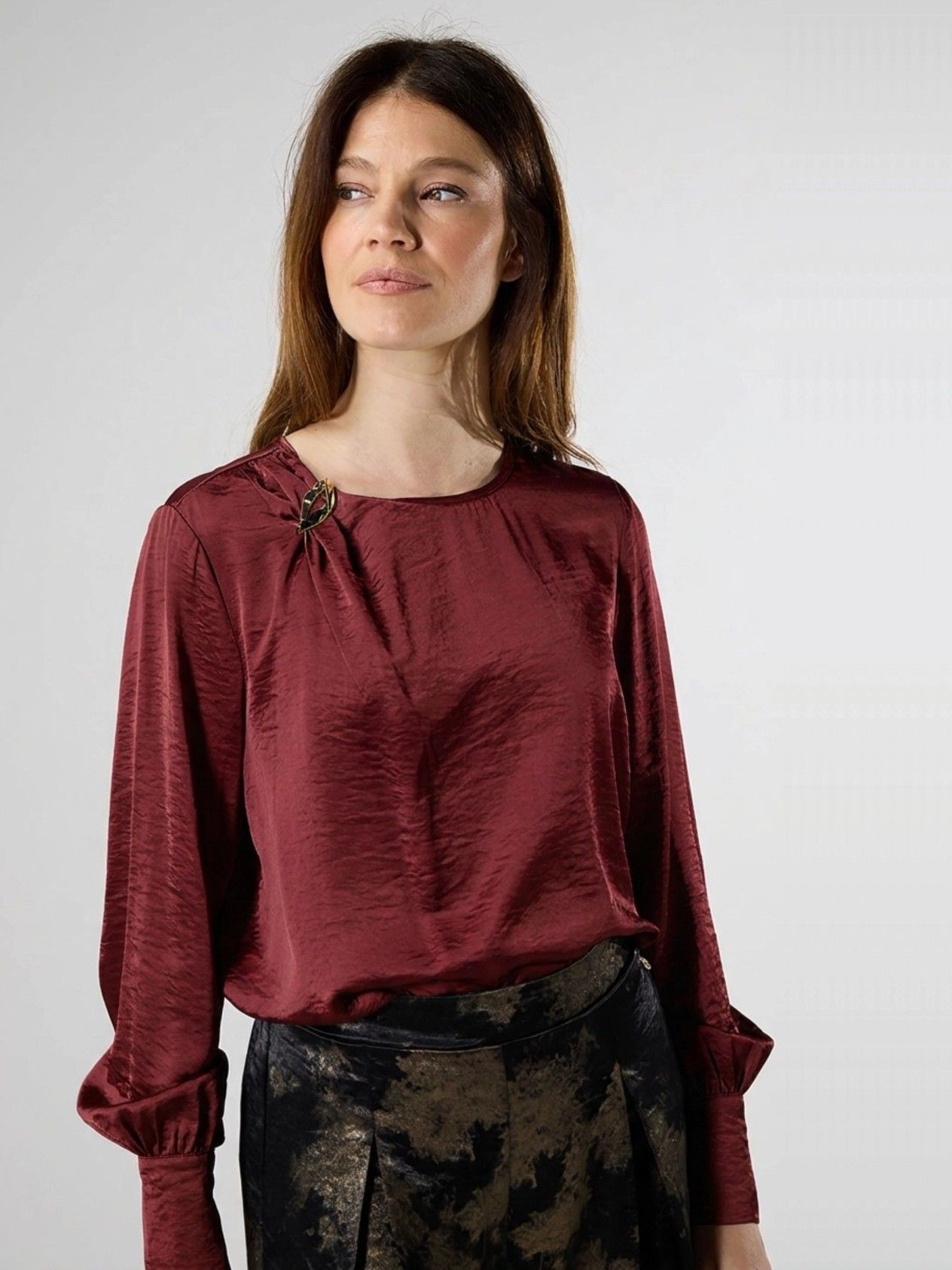 LABEL DOT - BLOUSE - Rood