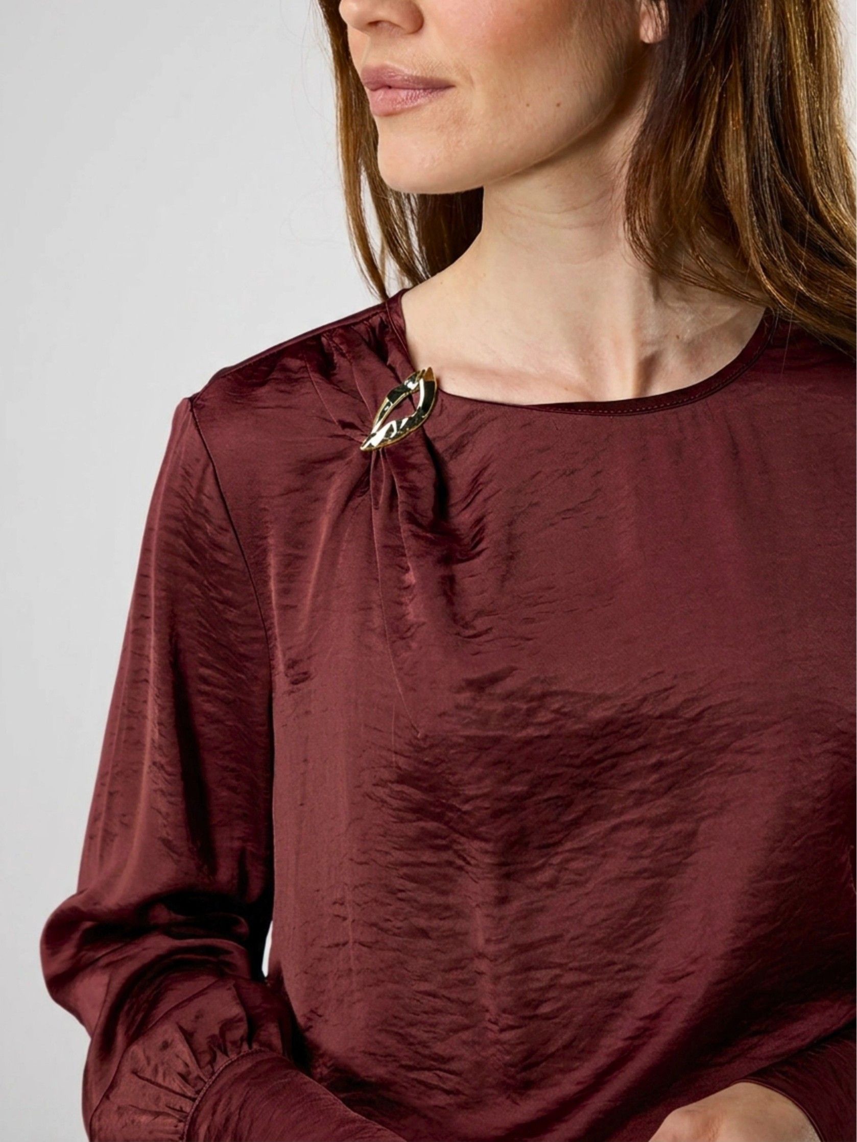 LABEL DOT - BLOUSE - Rood